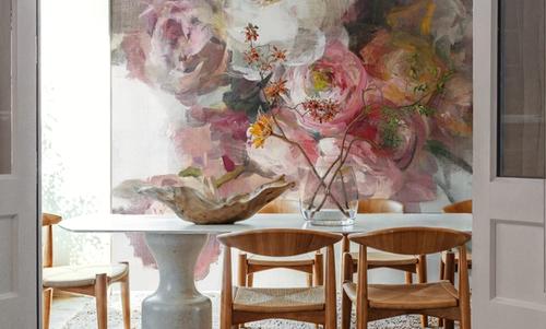 Blush Bouquet on White