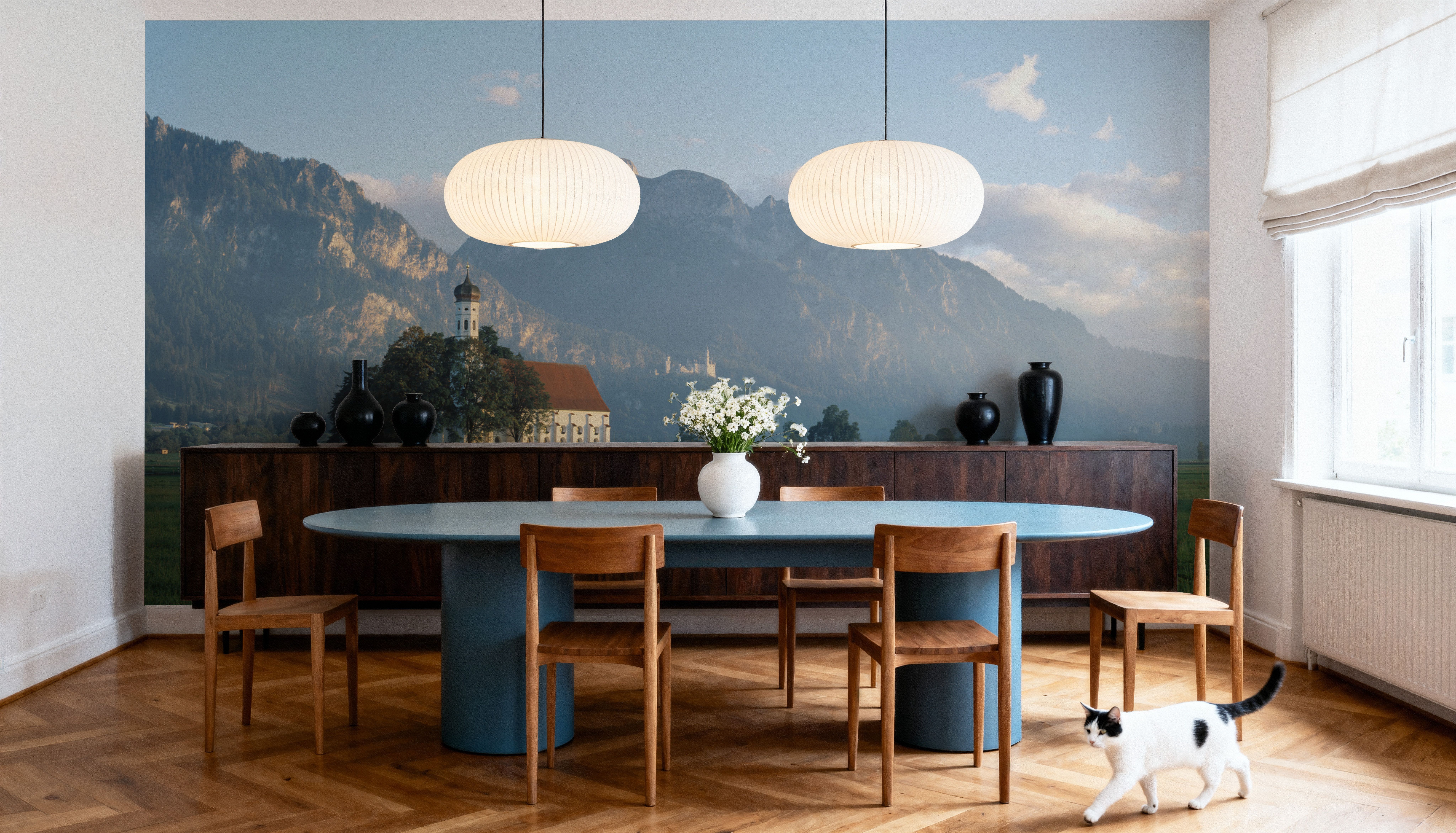 Alpine Sanctuary, Wallpaper