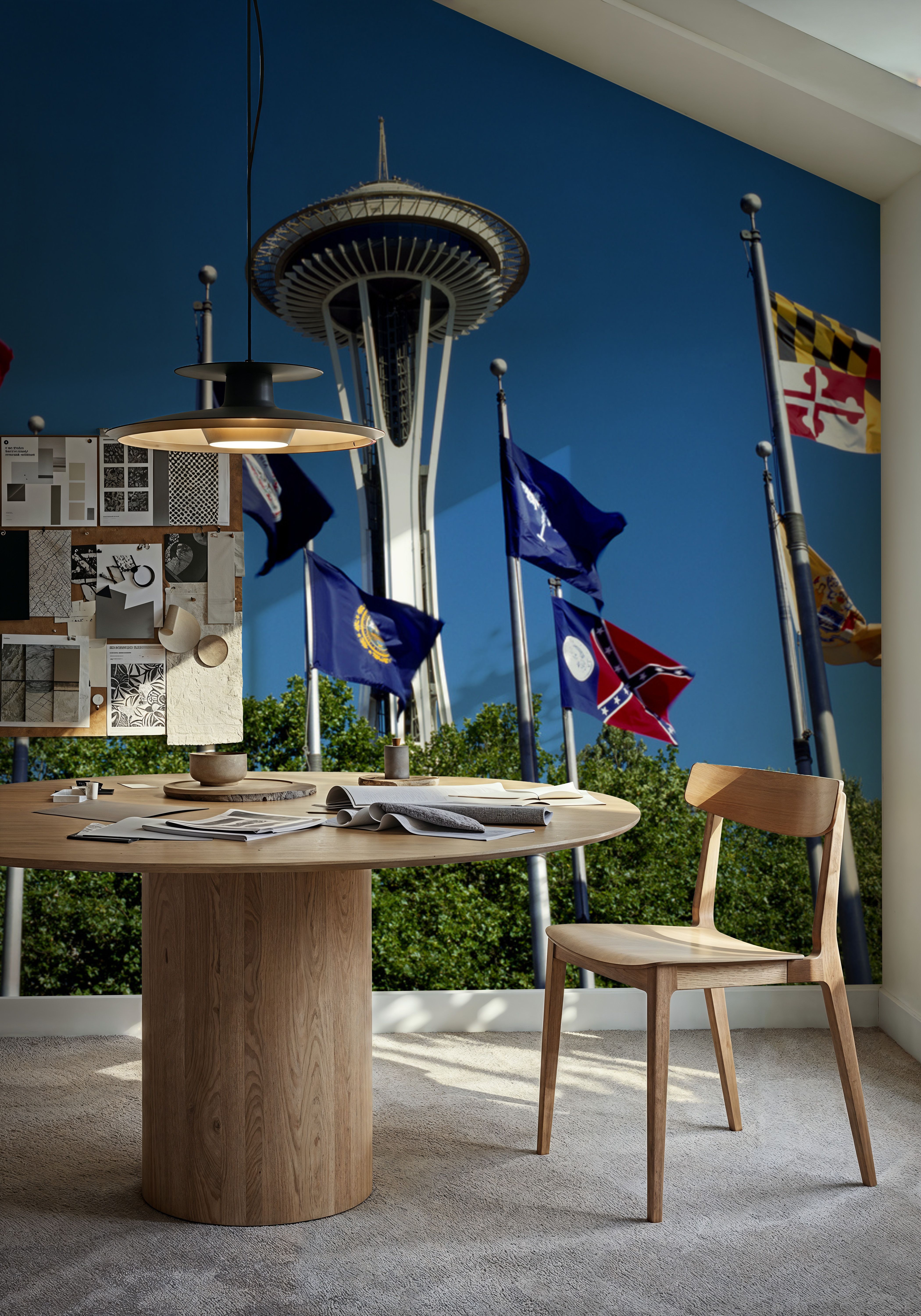 Seattle Flags Panorama