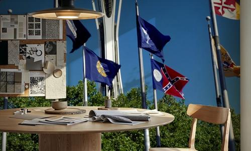 Seattle Flags Panorama
