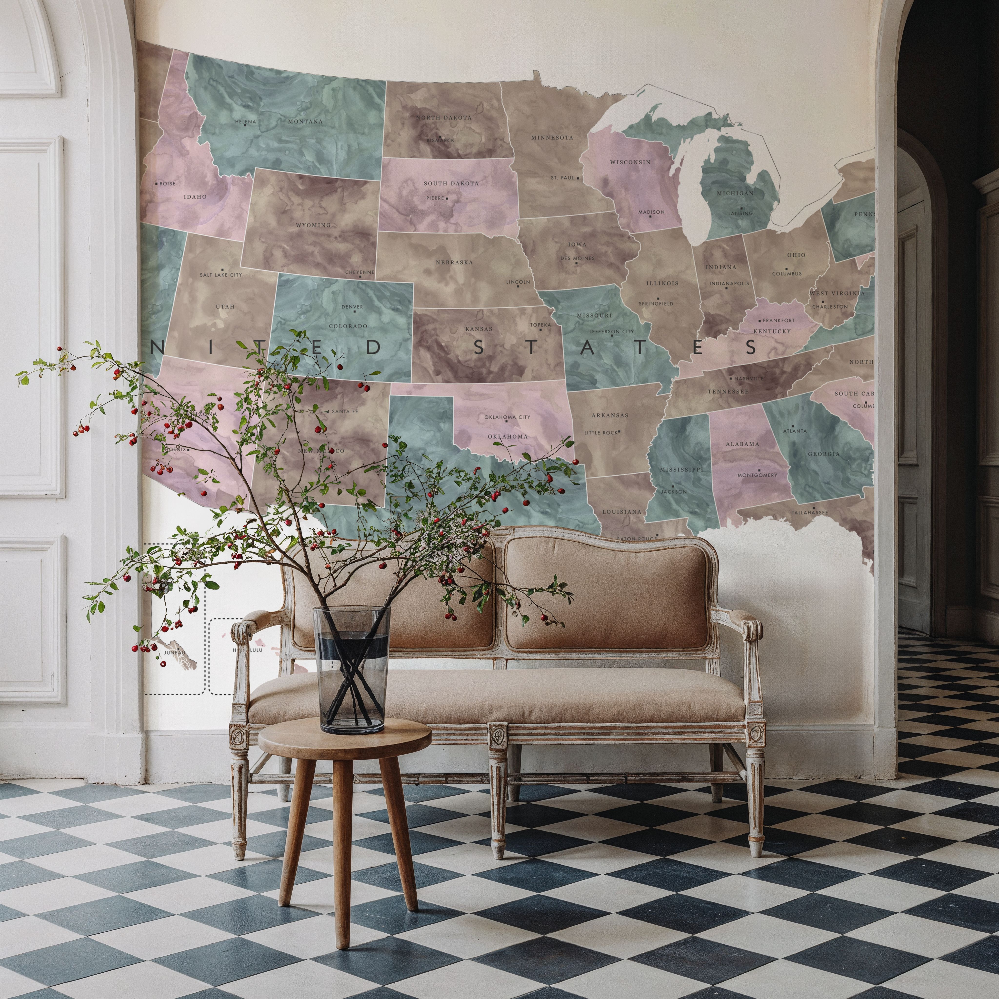 US State Map - Leire