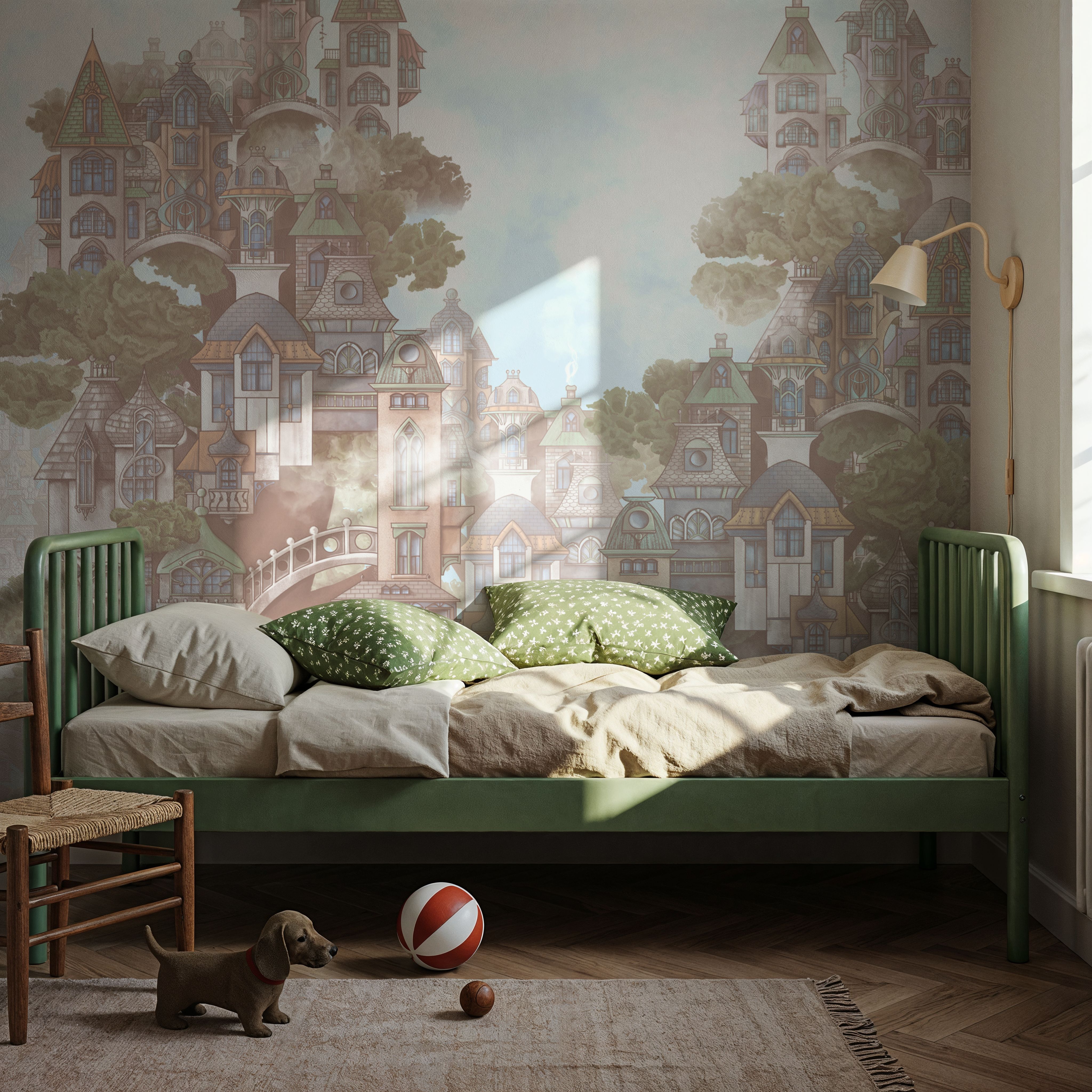 Treehouse Neighborhood Warm Pastel