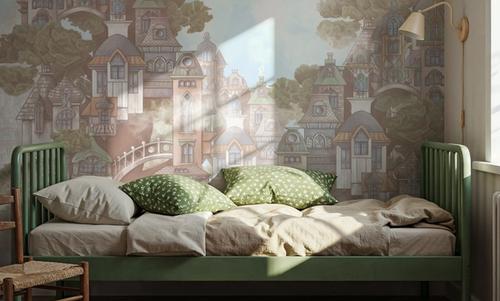 Treehouse Neighborhood Warm Pastel