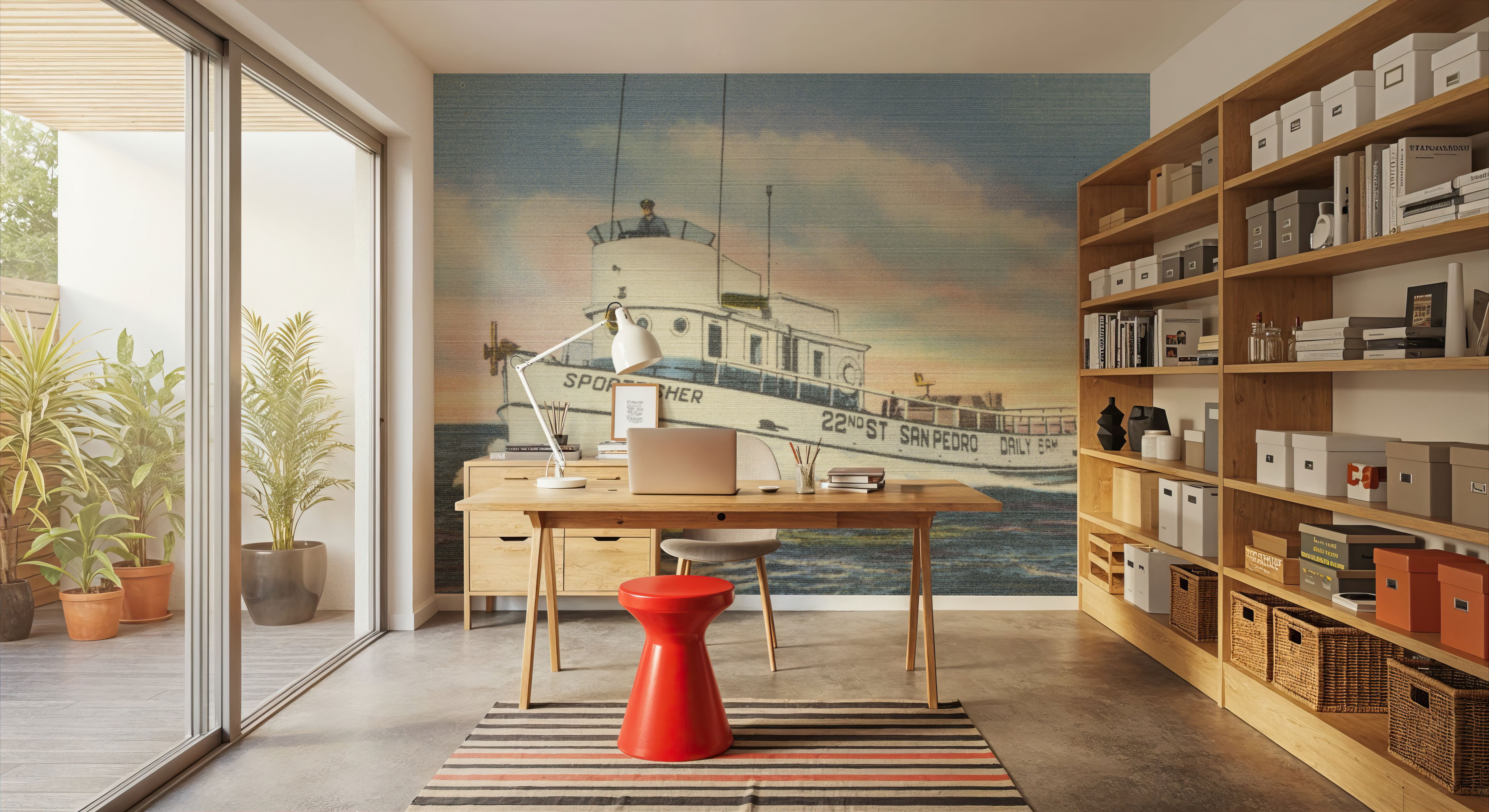 Greetings from Sportfisher - Screenprint Postcard