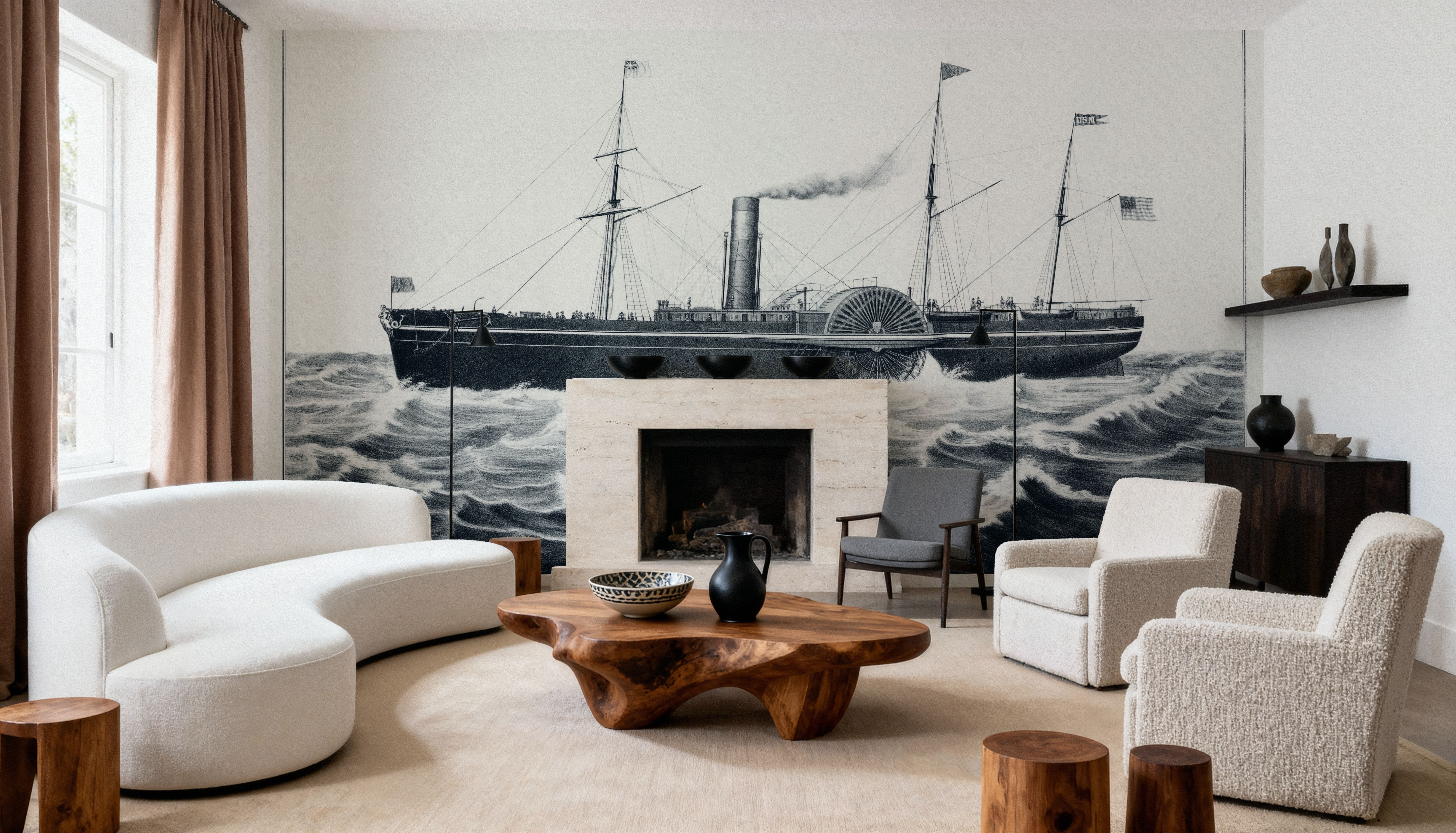 The Pacific Steam Ship