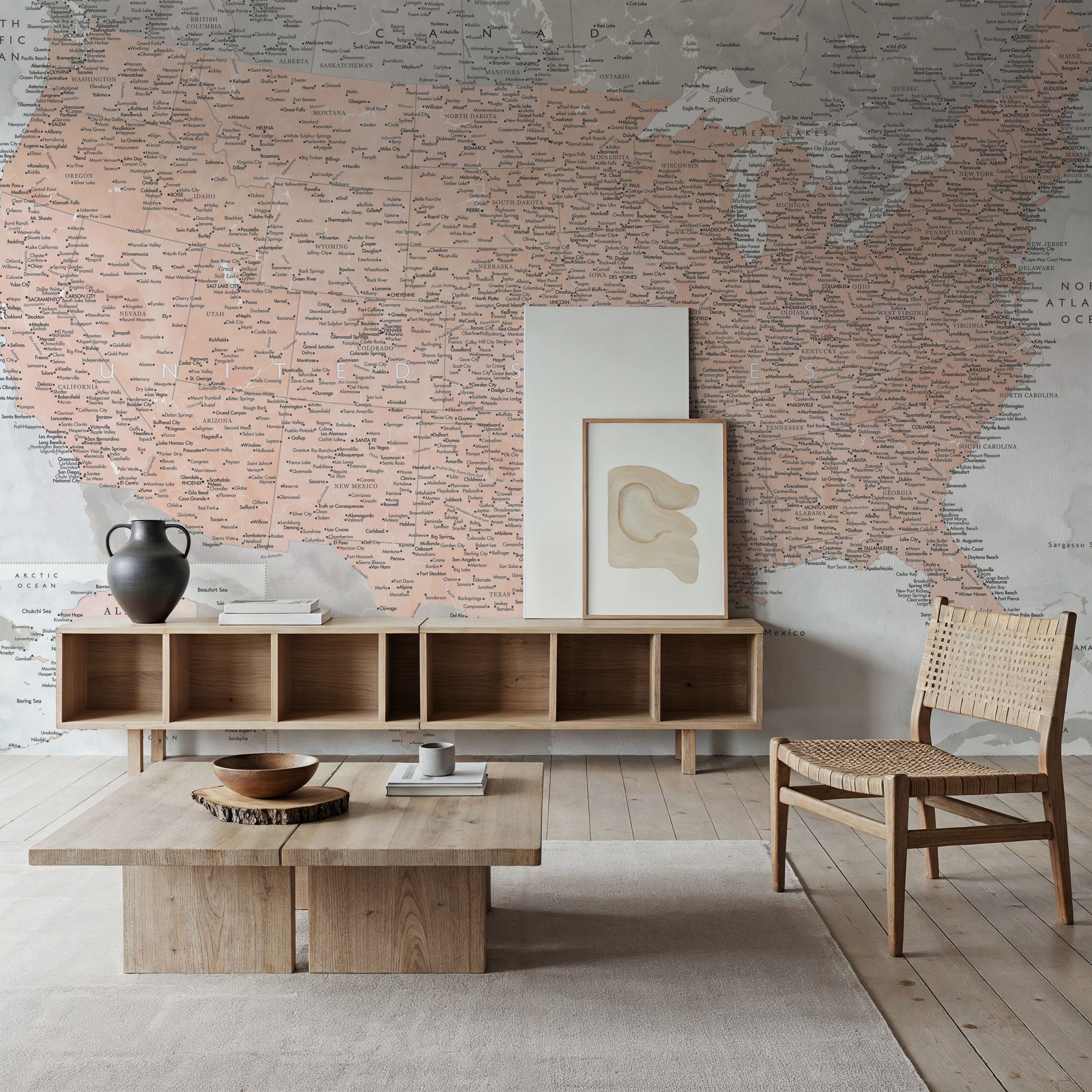 US Map Detailed - Lynette