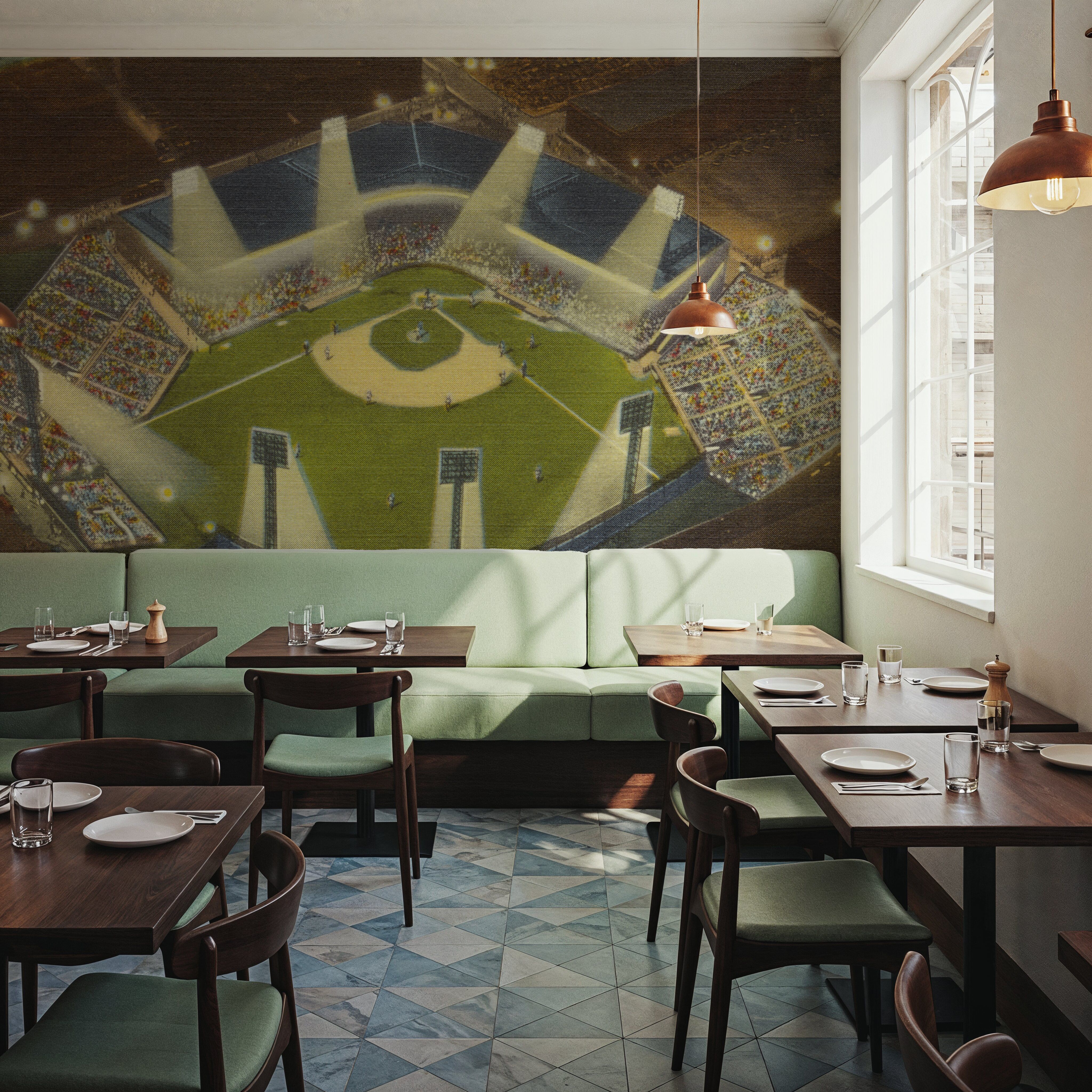 Greetings from some Hardball - Screenprint Postcard