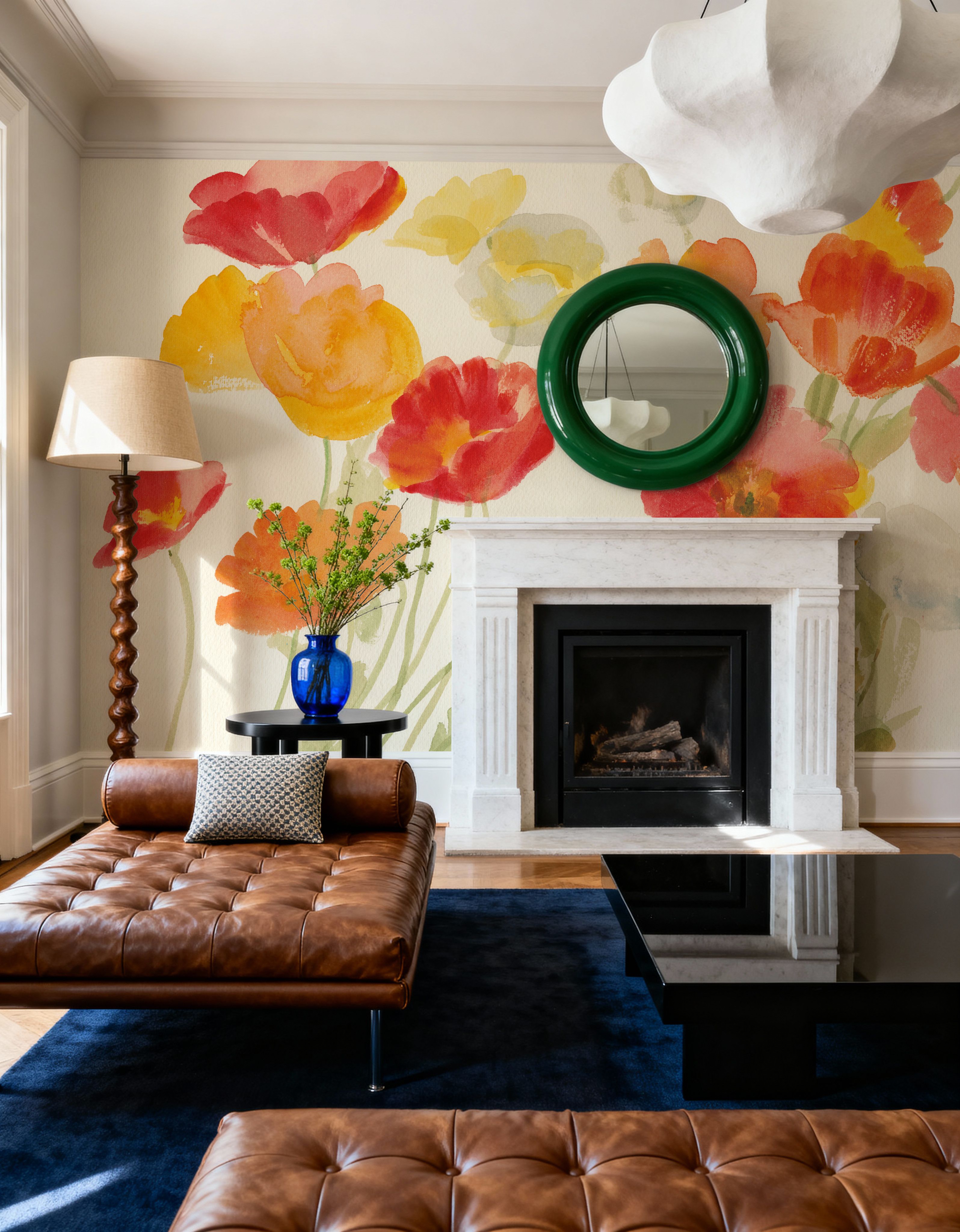 Bright Poppies I
