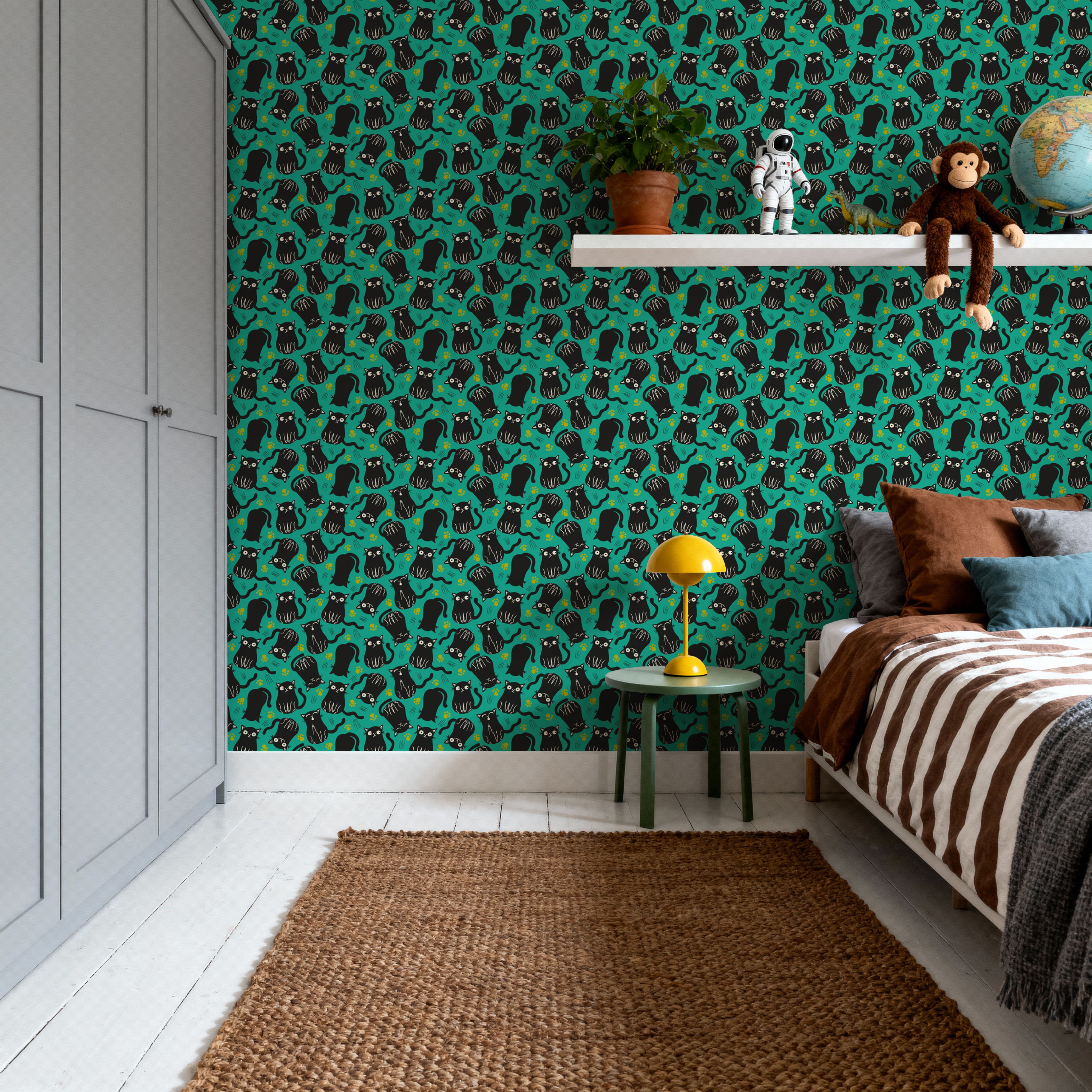 Funny Felines, Tapeten