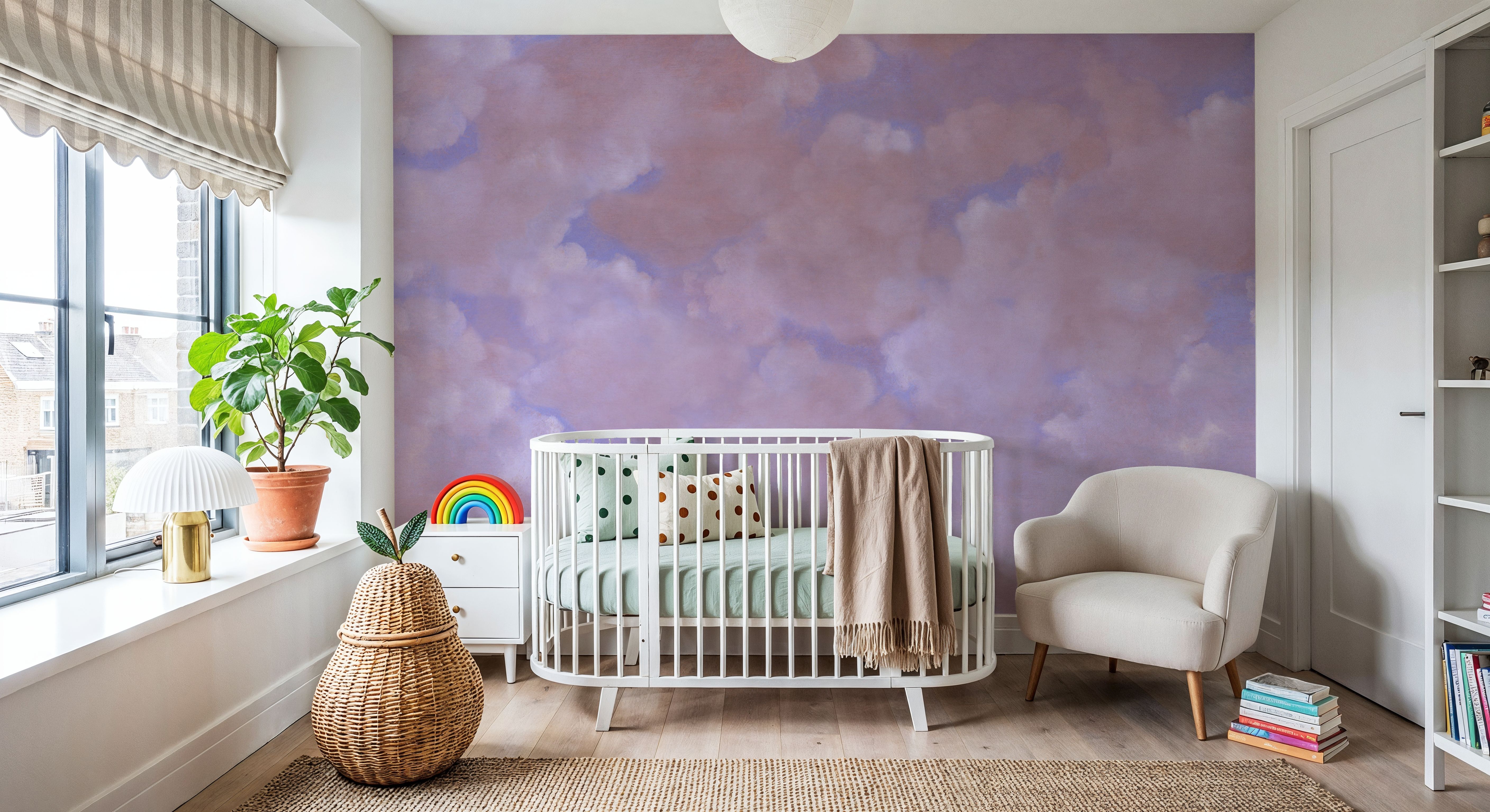 Painted Dreamy Clouds, Aura Indigo