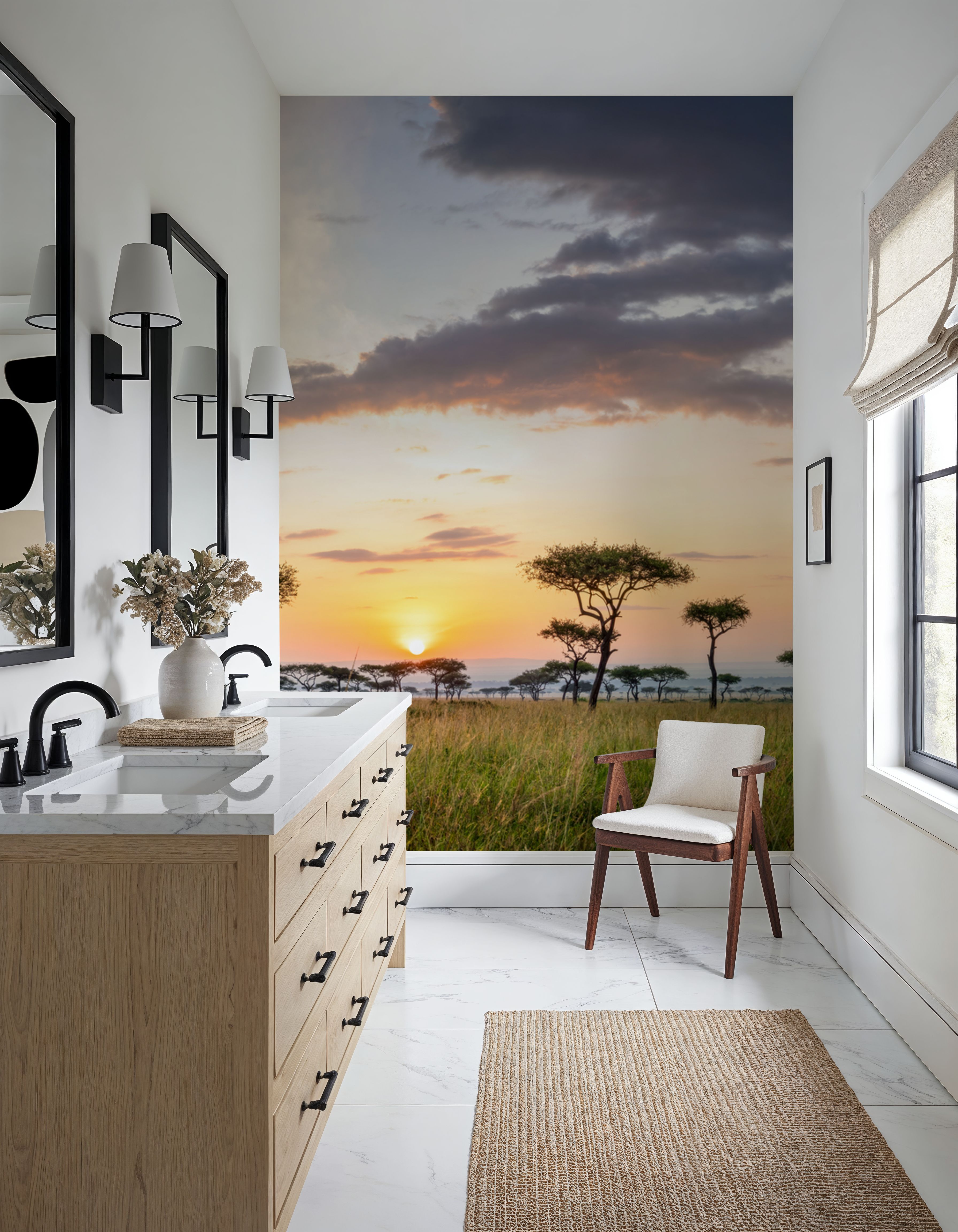 Acacia Trees Sunrise