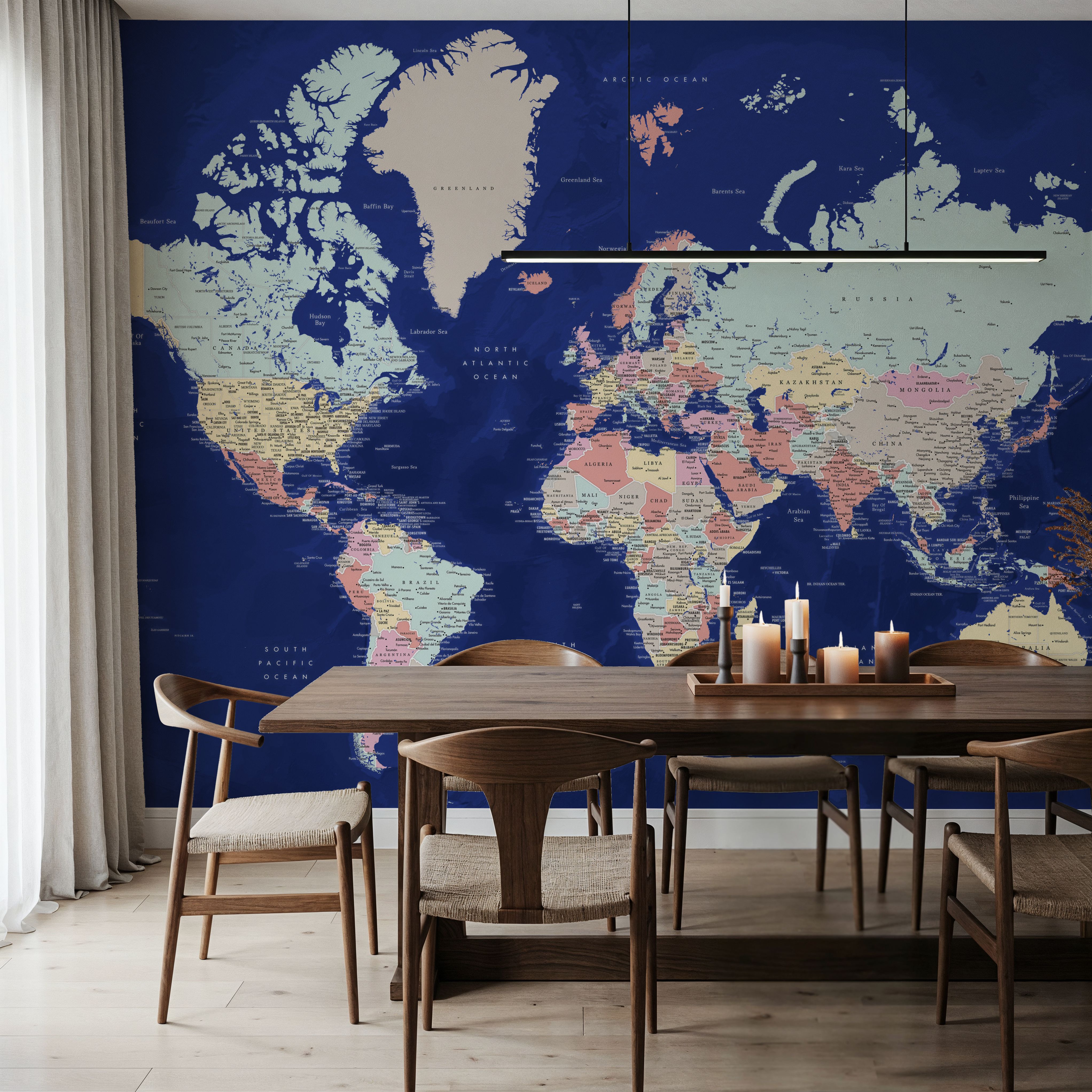 World Map Cities - Powa