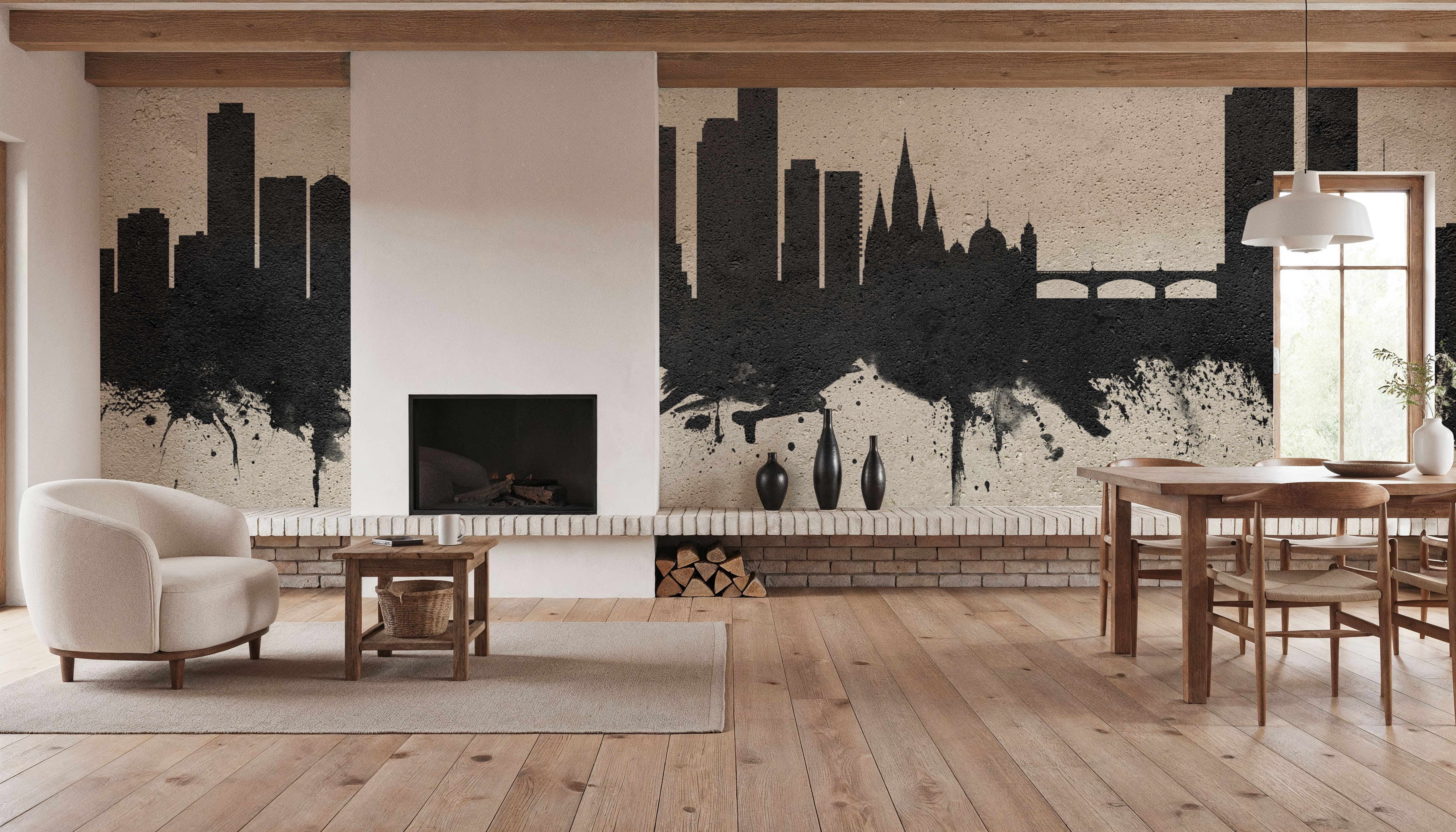 Melbourne Australia Skyline Concrete