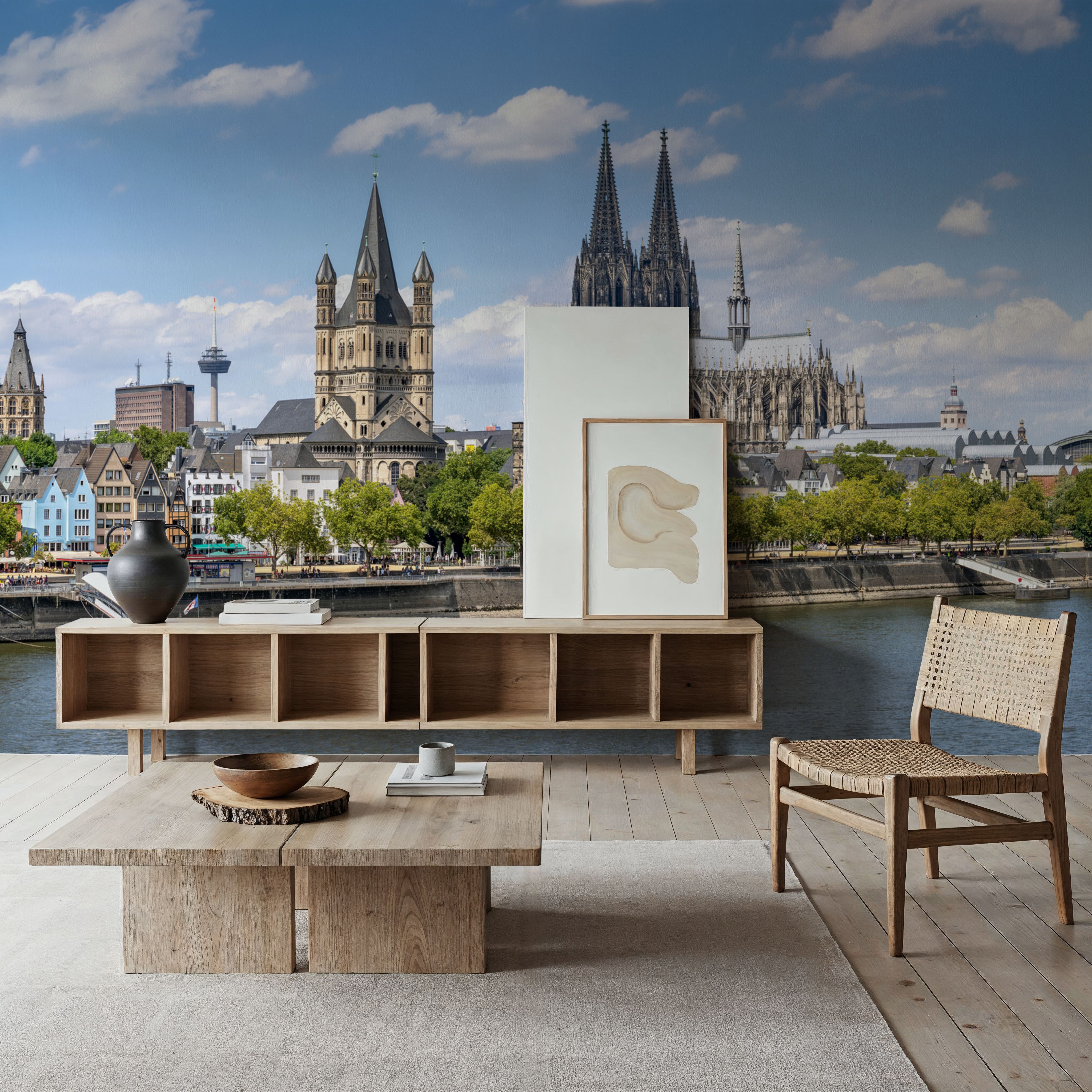 Cologne Cathedral and Great St. Martin Church