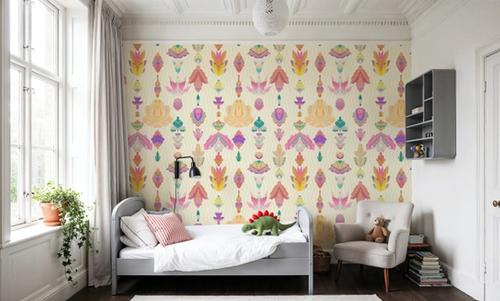 Marble Flowers, Cream