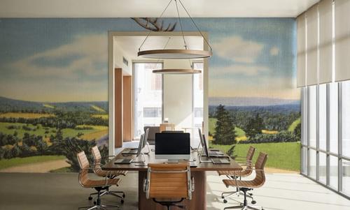 Deerfield - Screenprint Postcard