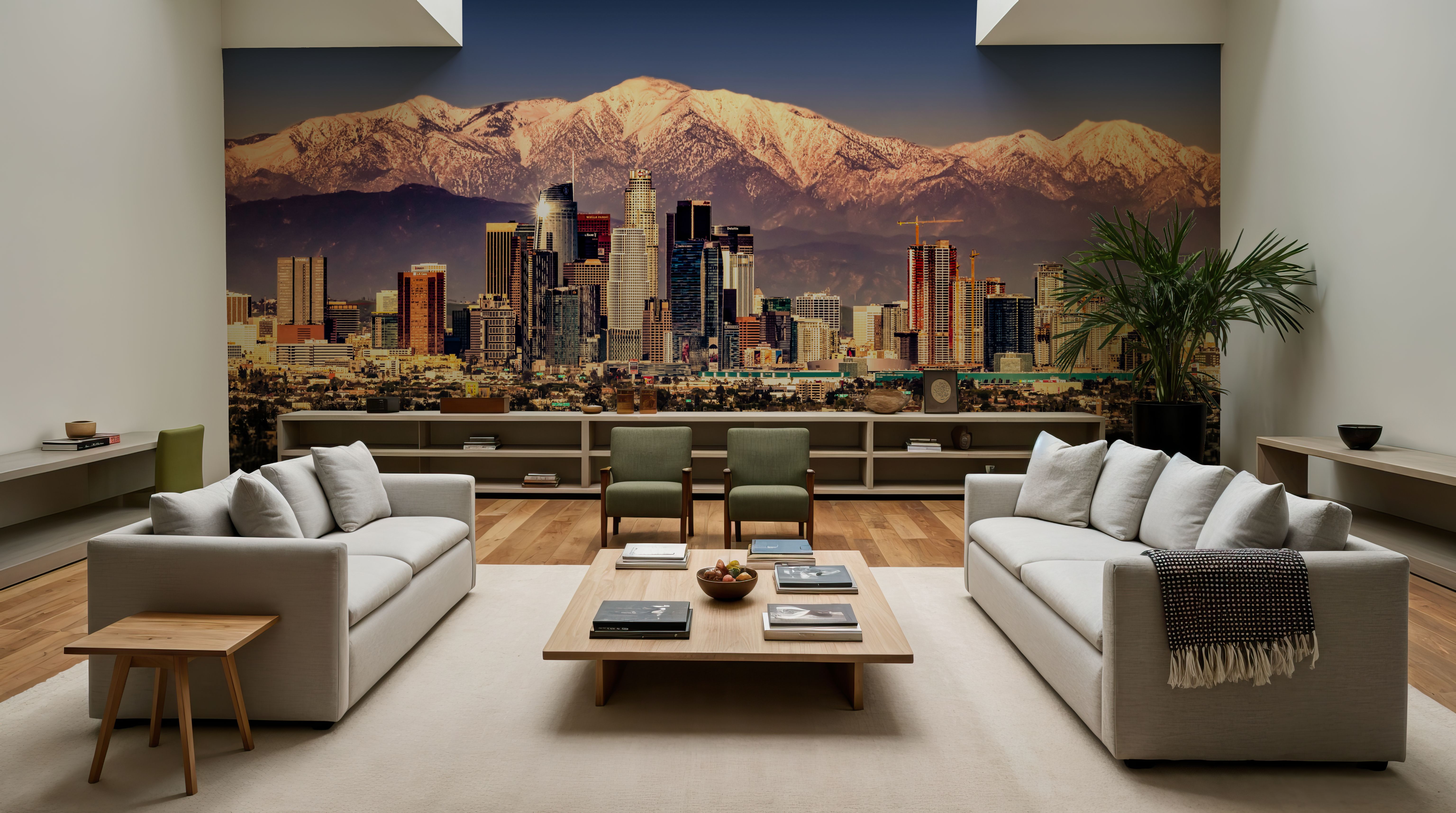 Snowcapped Mountains Los Angeles