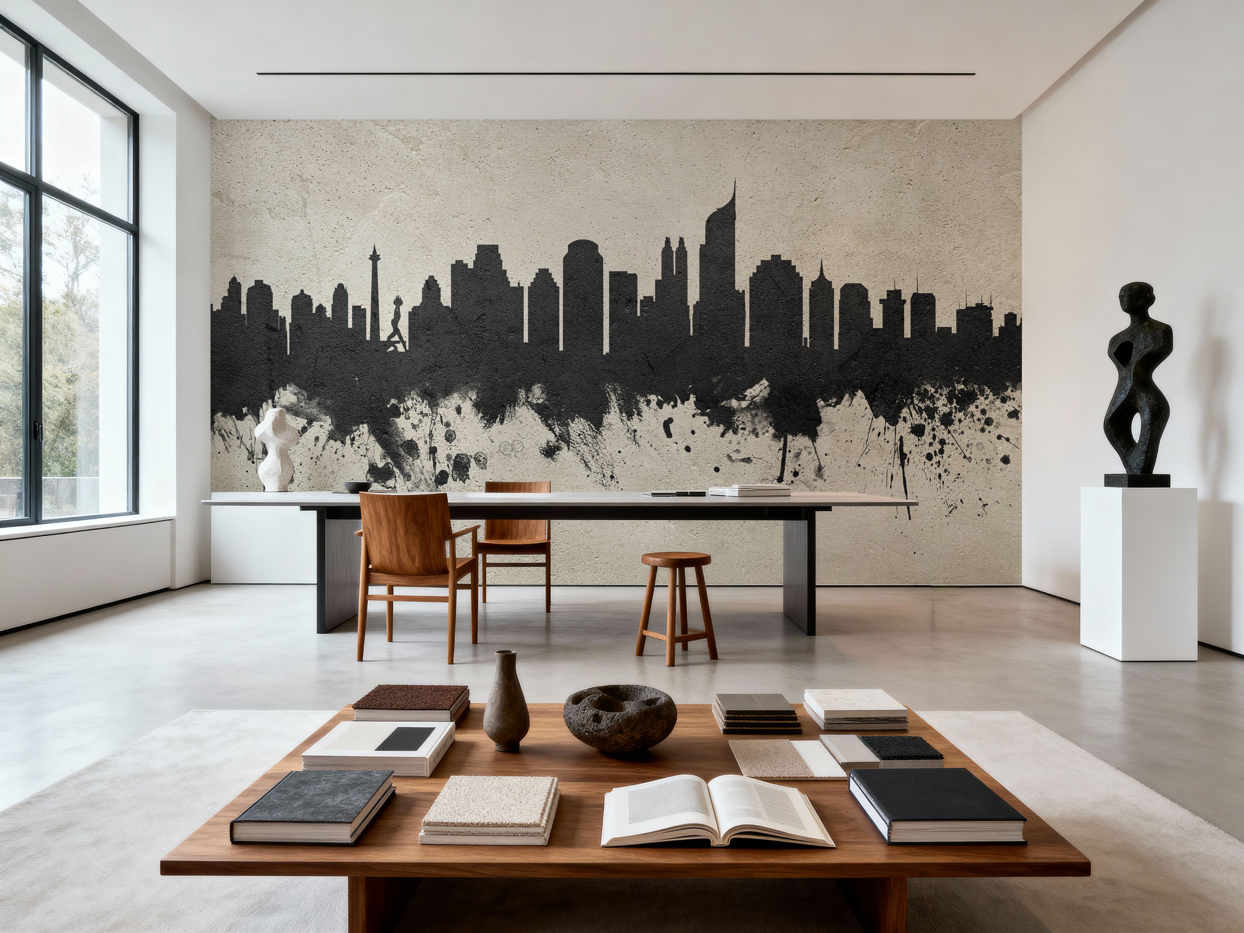 Jakarta Skyline Indonesia Concrete