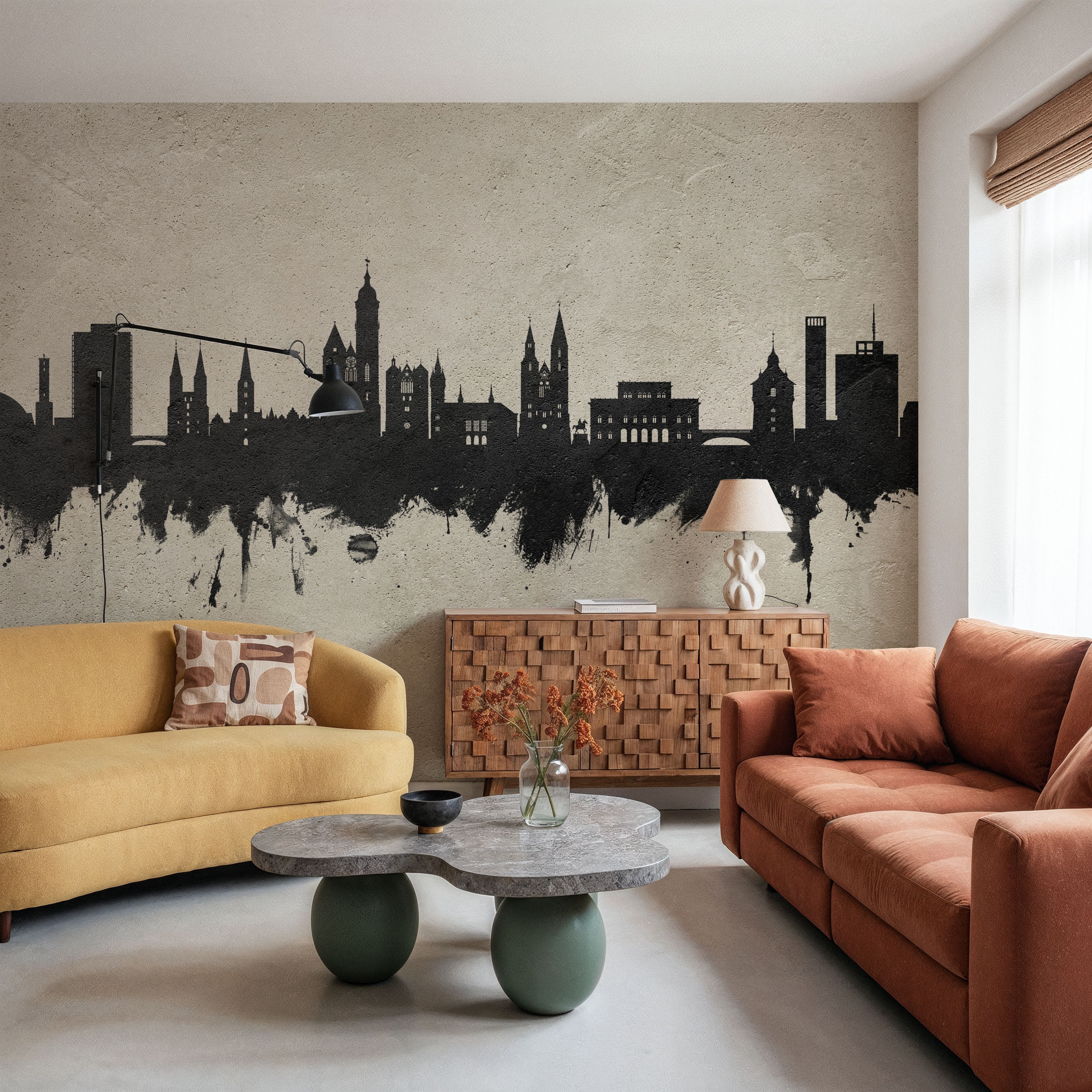 Braunschweig Germany Skyline Concrete