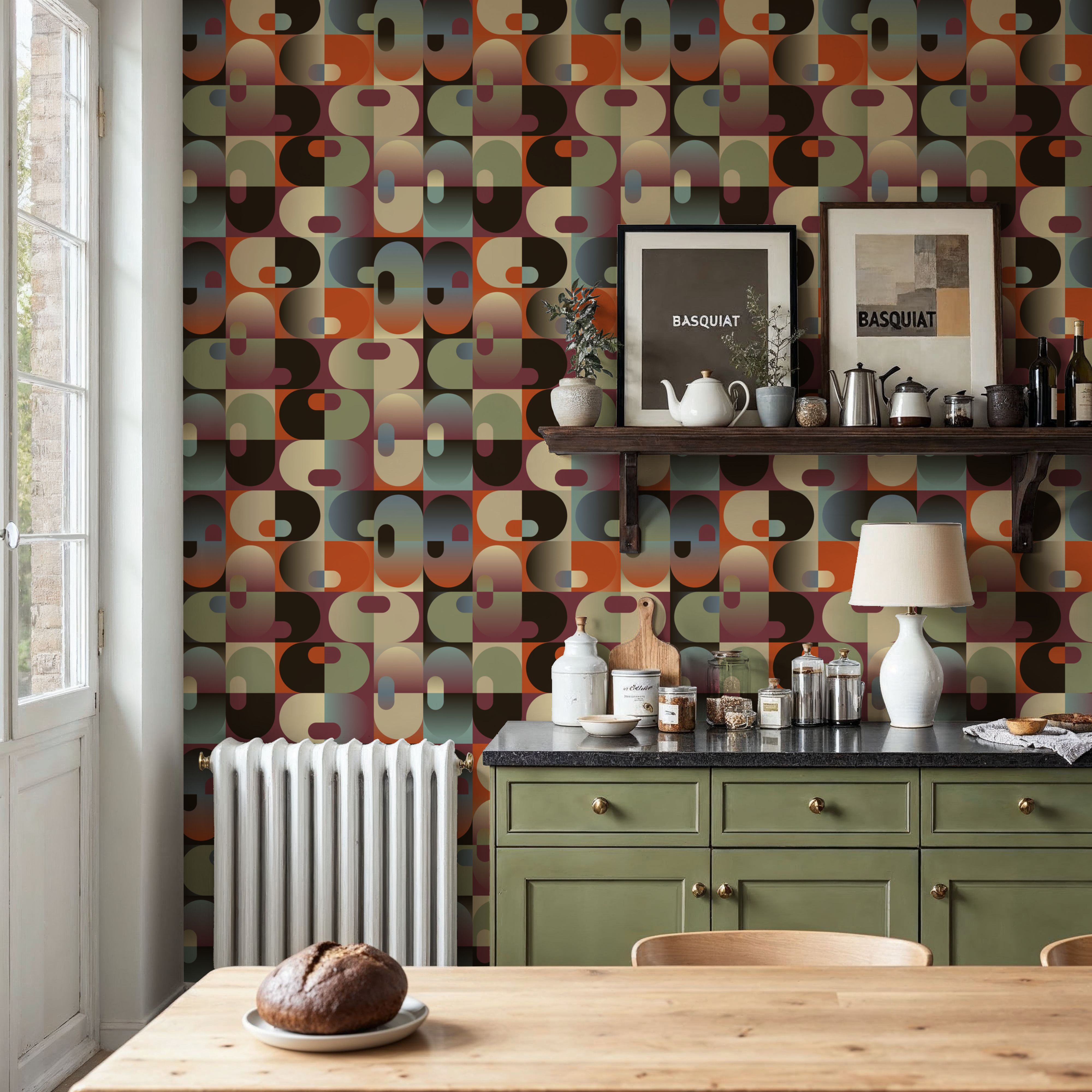 Disco Fun, Papier peint