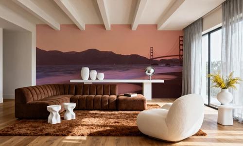 Crimson Bridge Twilight Red
