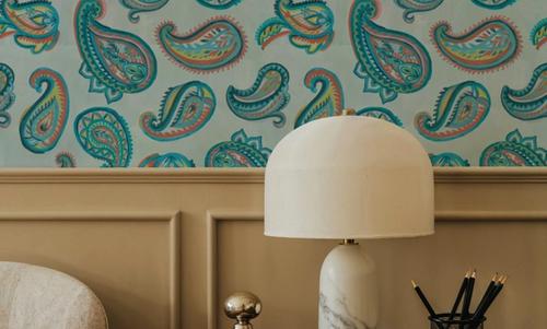 Emerald Paisley Light