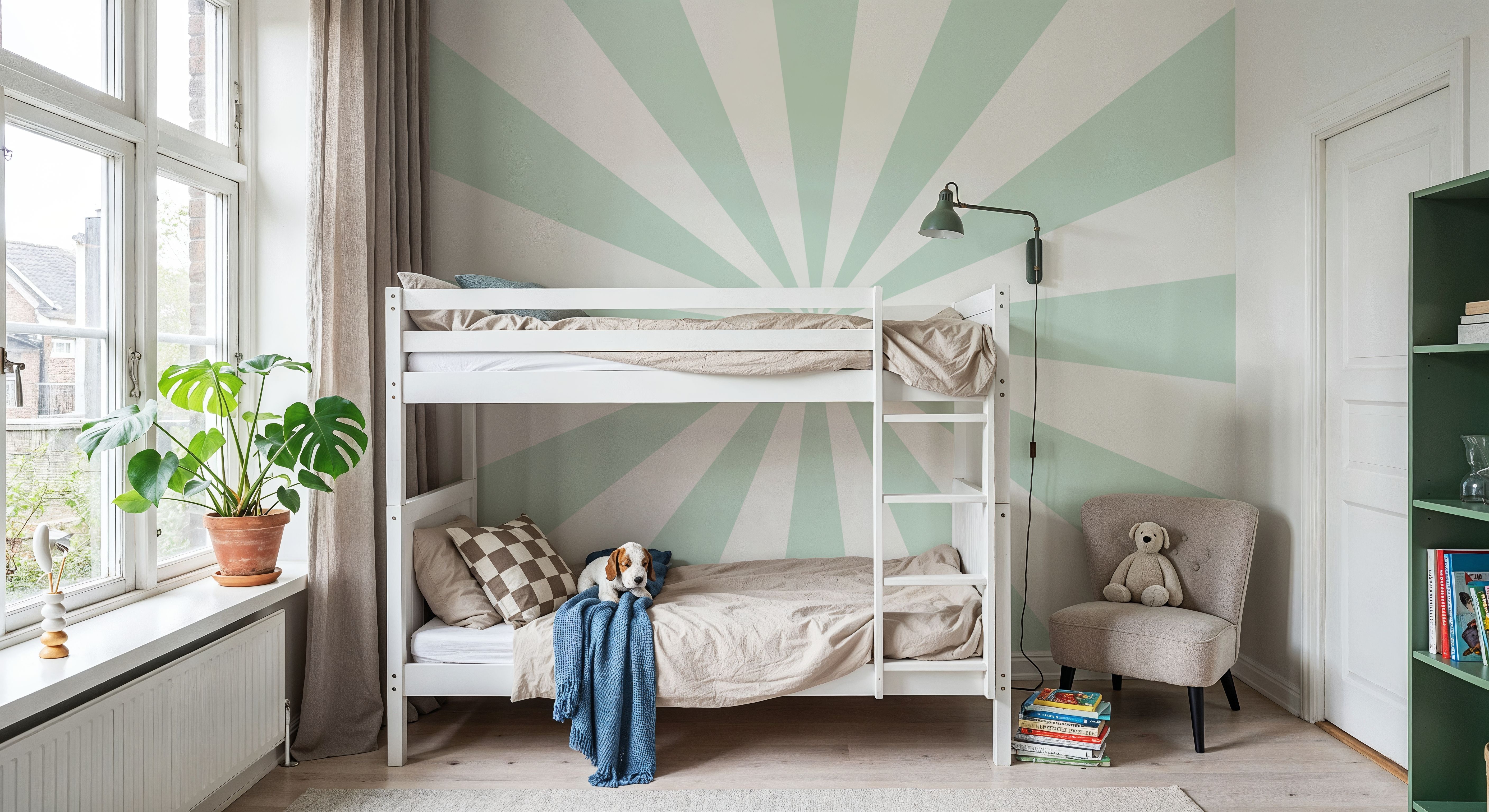 Circus Ceiling, Mint Green