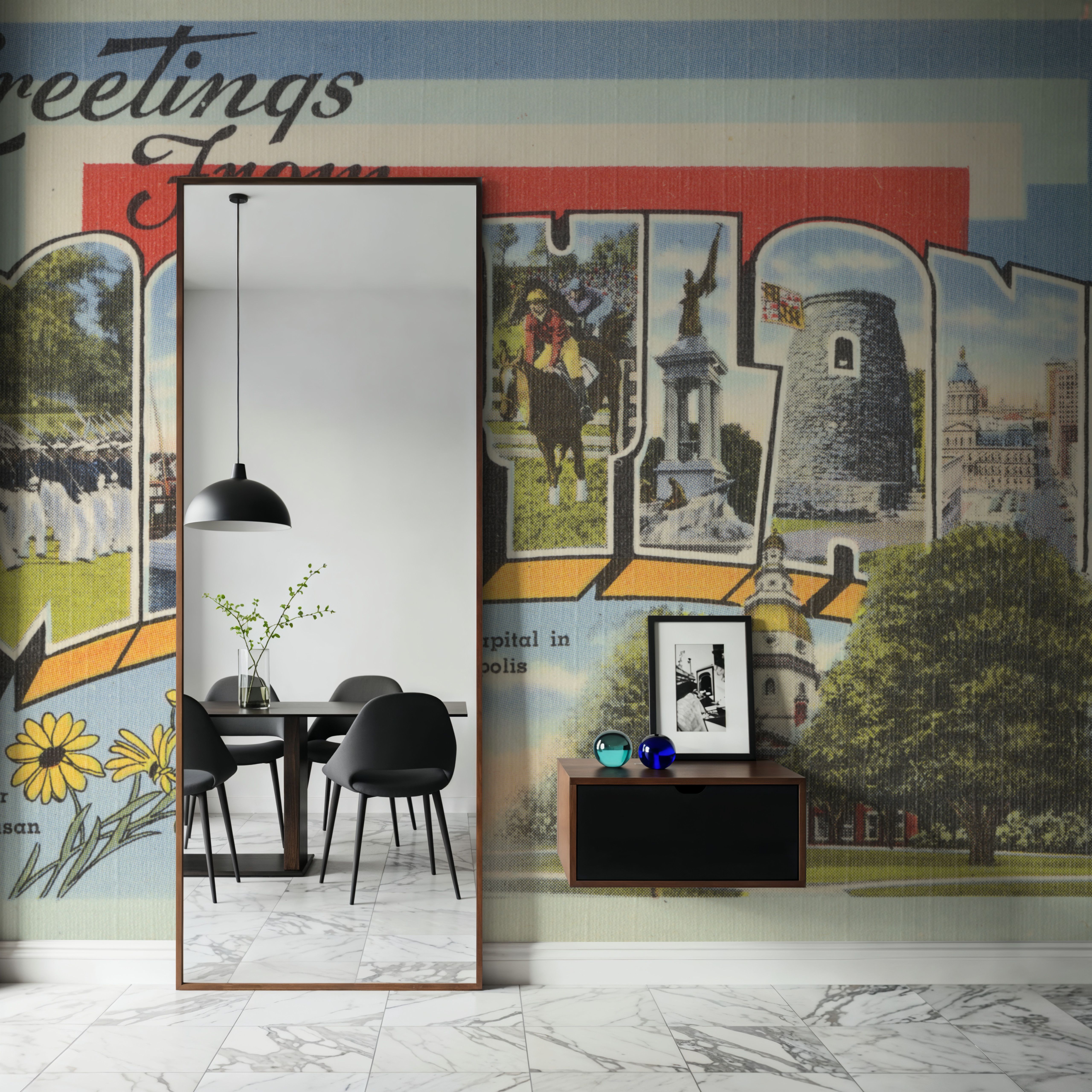 Greetings from Maryland - Screenprint Postcard