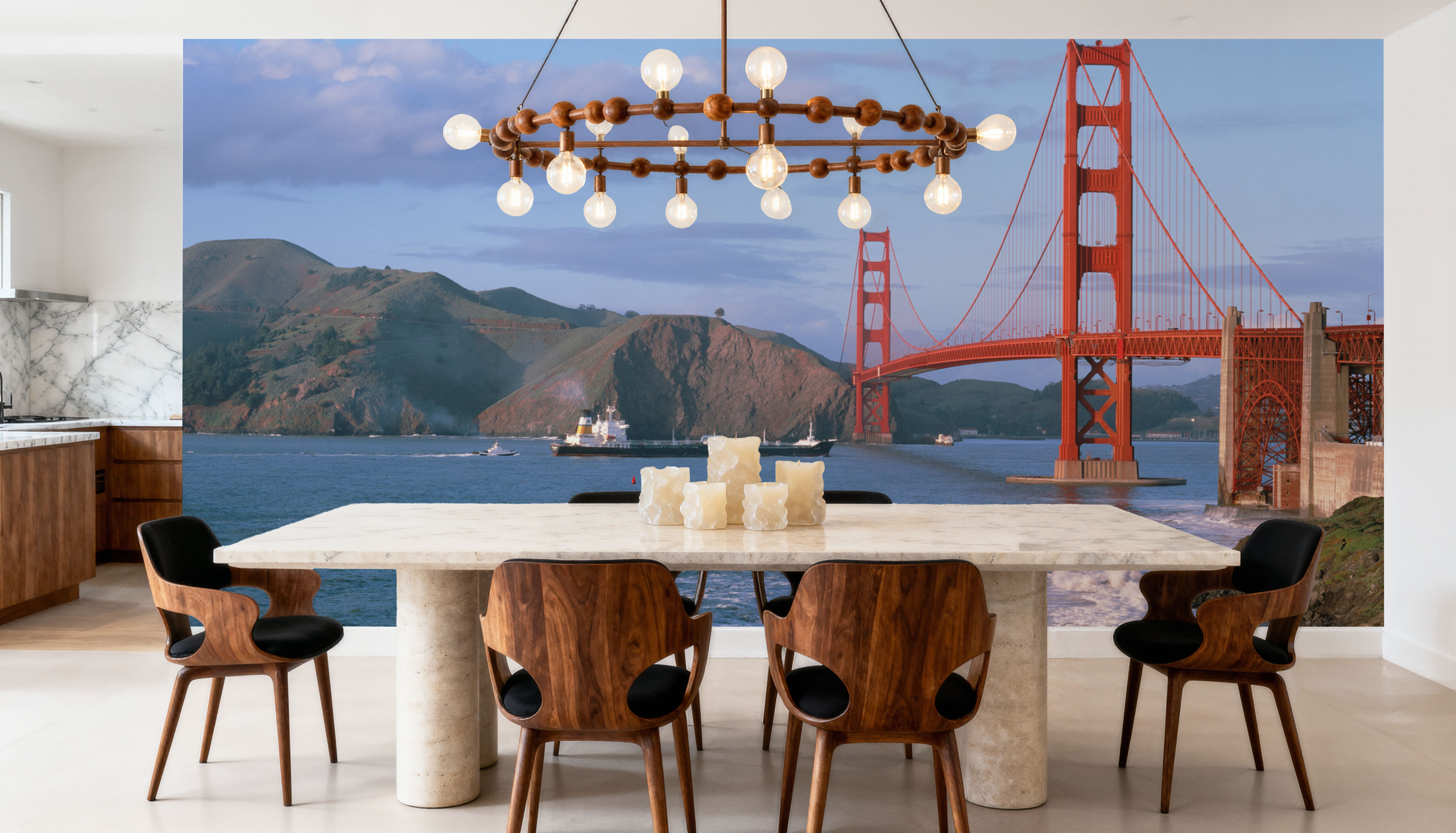 Bay Area Icon, Papel pintado