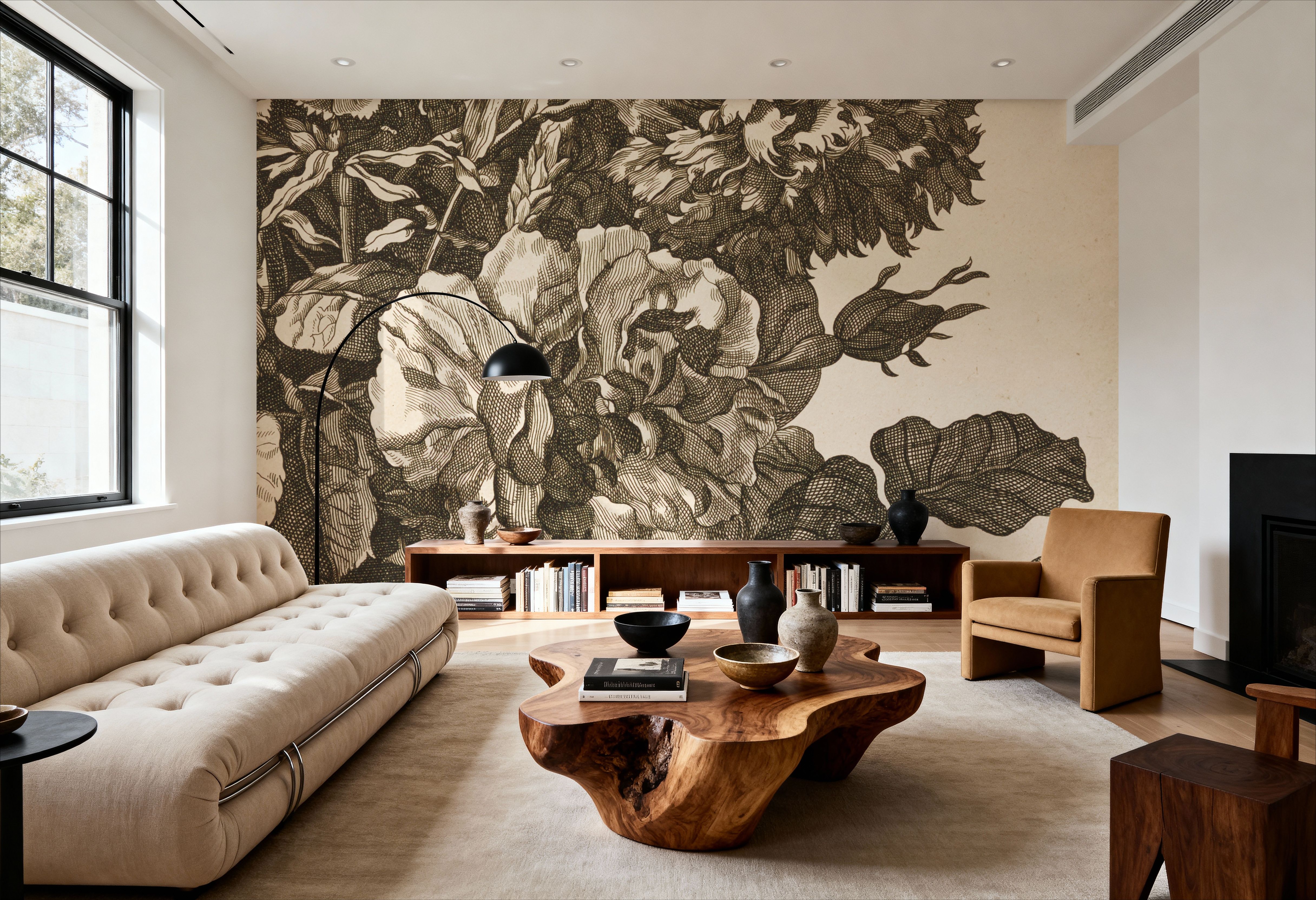 Urn Arrangement II, Papier peint