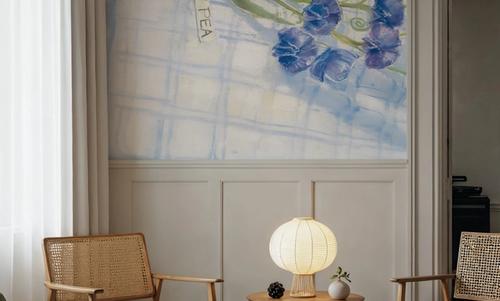 Sweet Pea on Linen