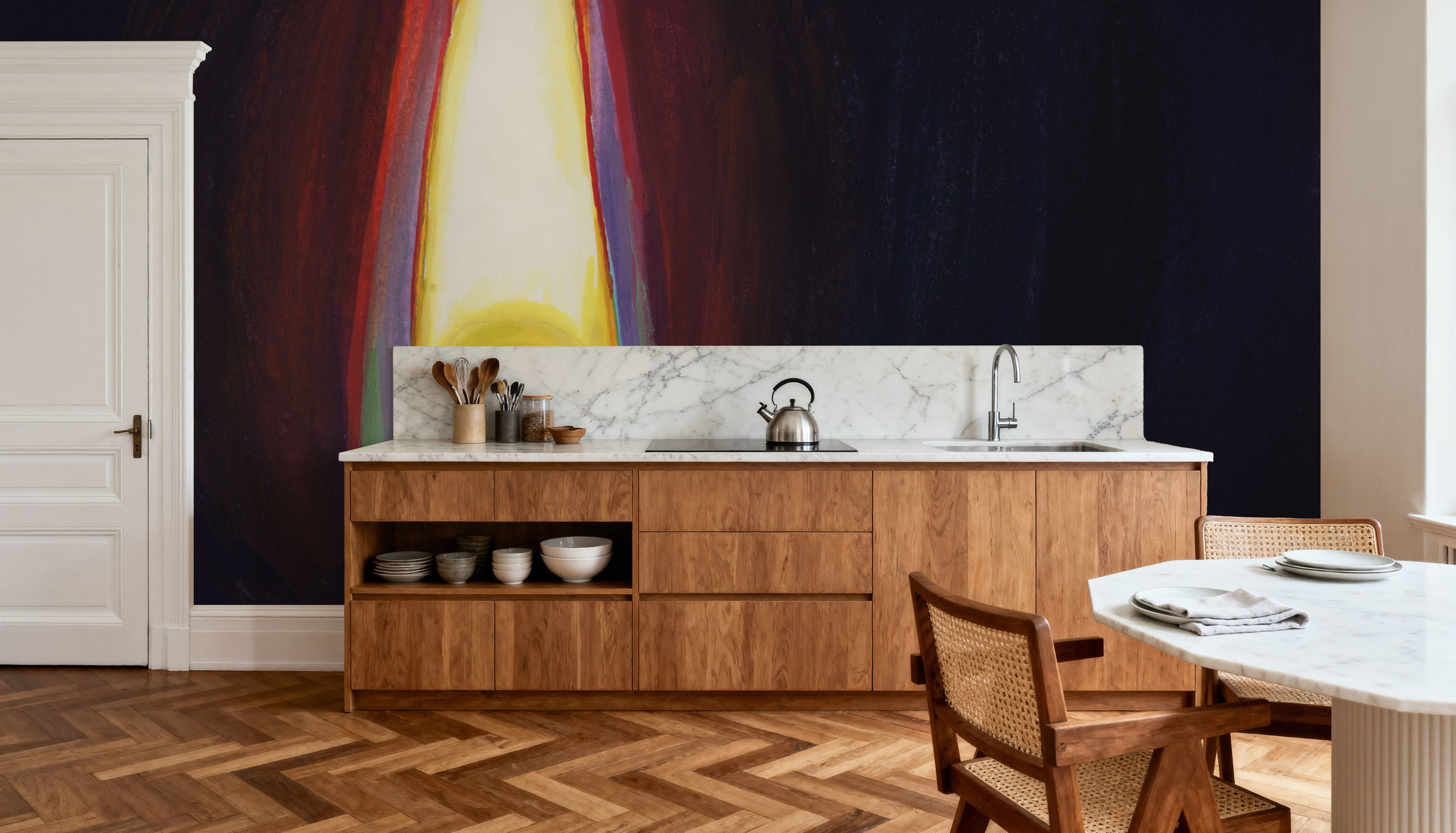 Blowing Out A Match I, Tapet