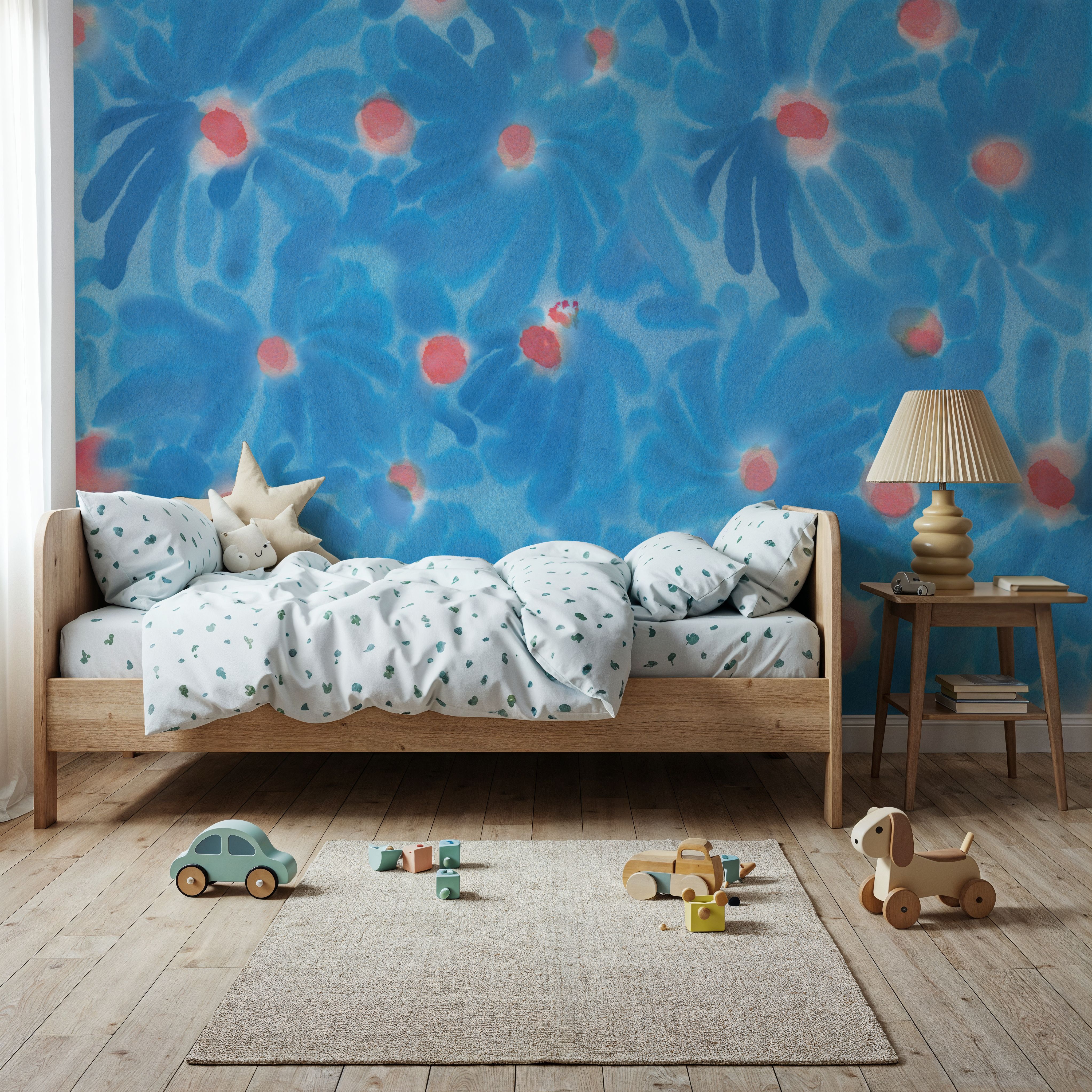 August Blossoms, Blue