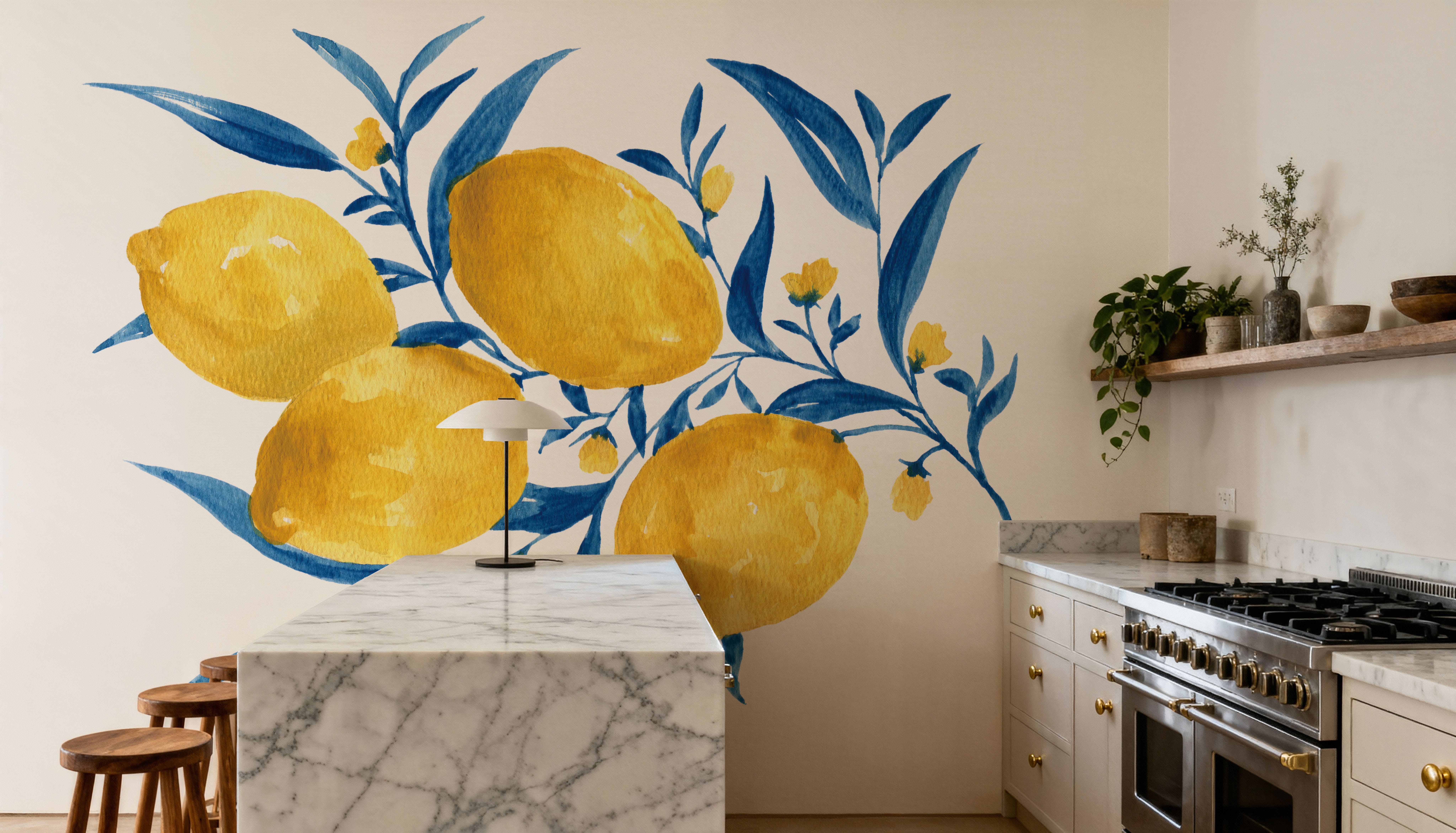 Blue Leaf Lemons I