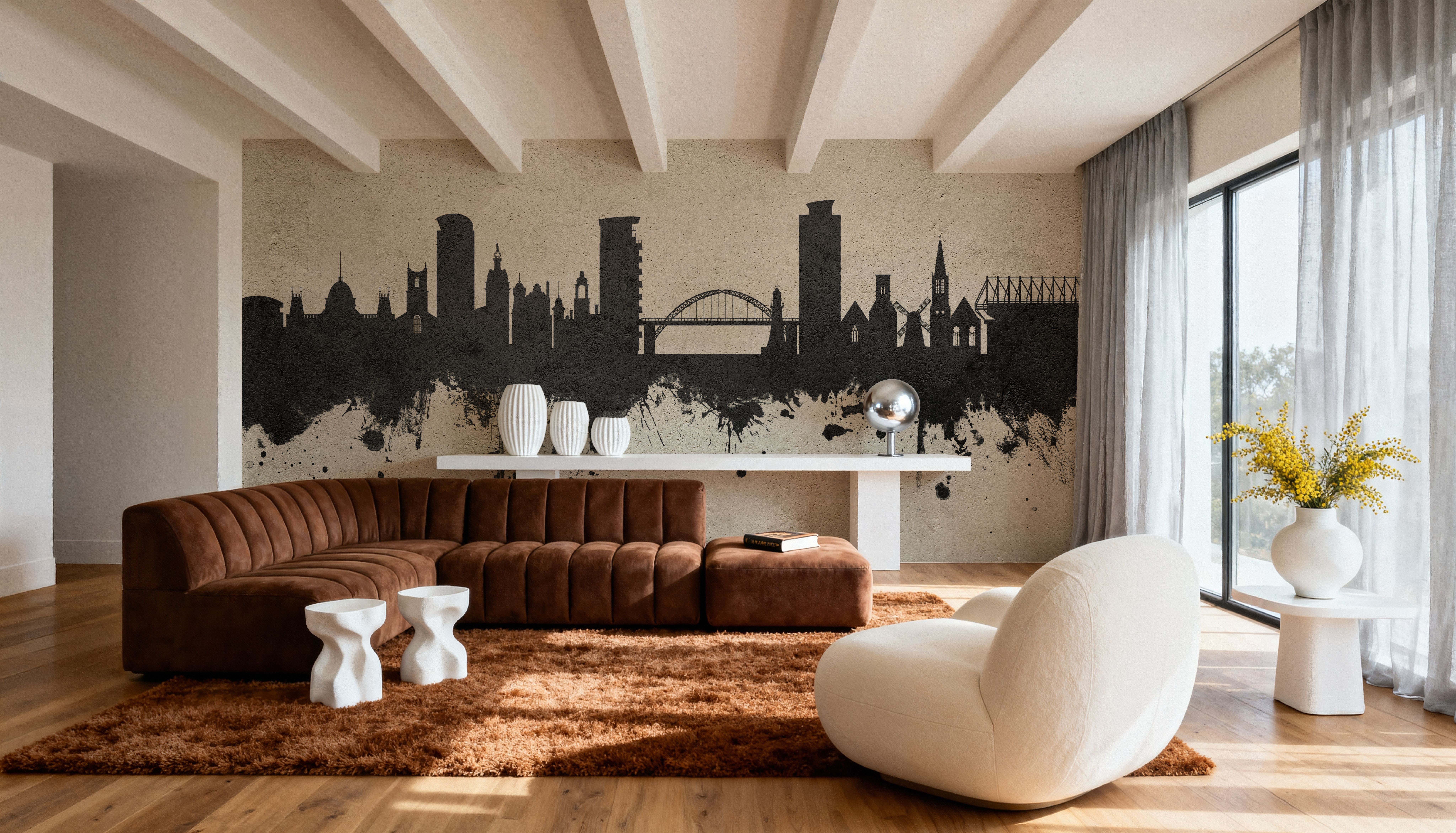 Sunderland England Skyline Concrete
