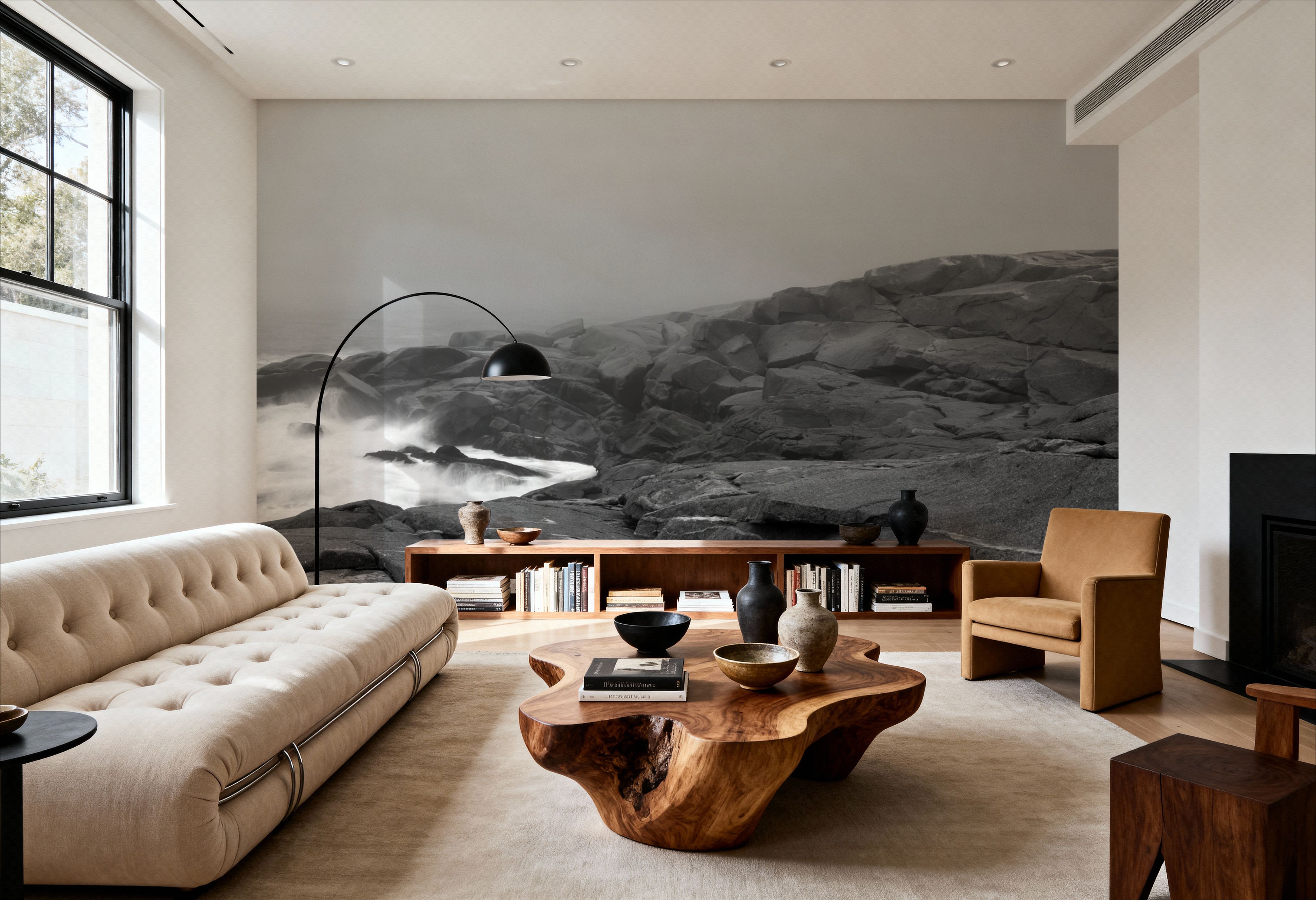 Peggy's Cove Lighthouse BW