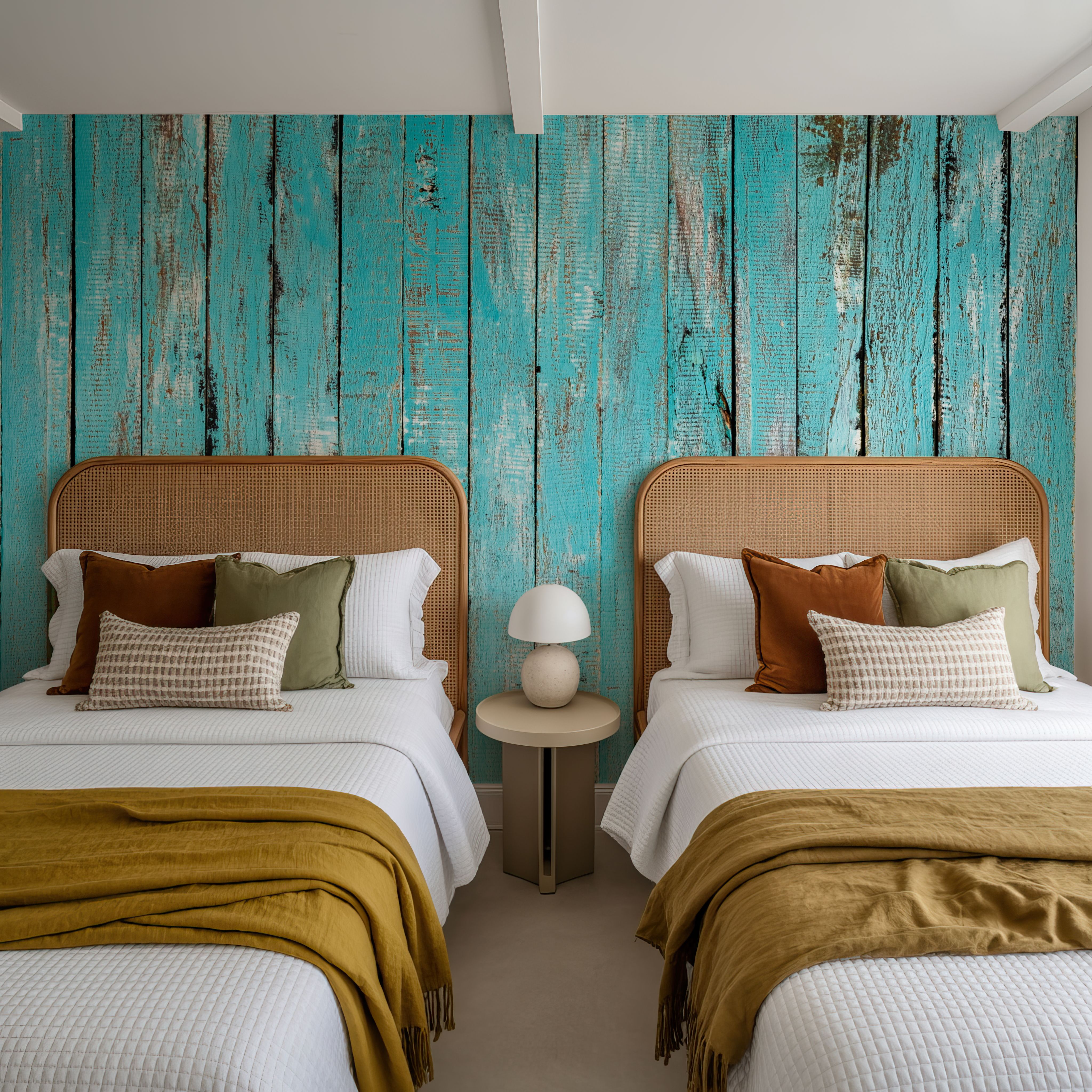 Turqouise Wooden Planks