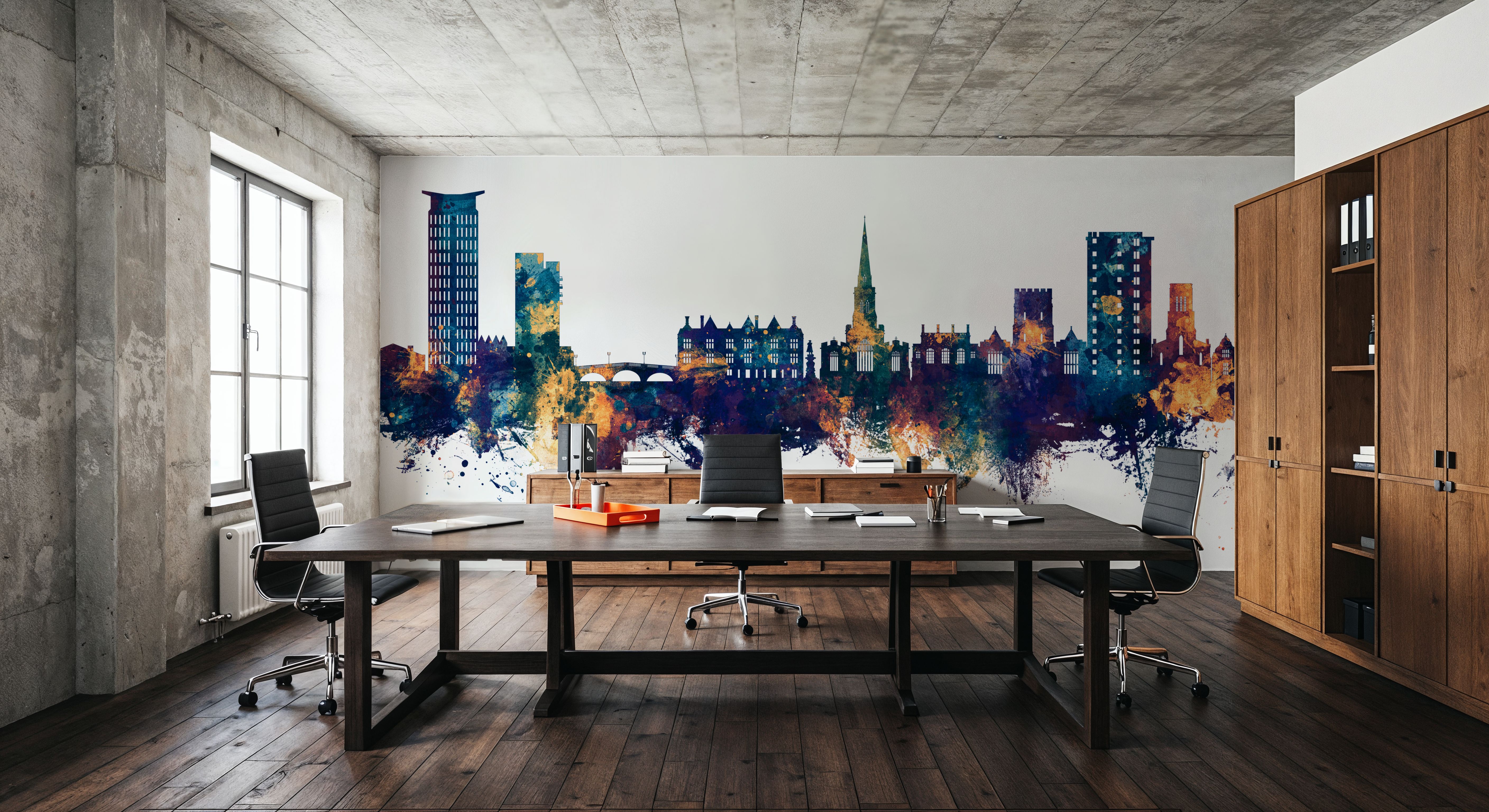 Bedford England Skyline Blu& Bronze