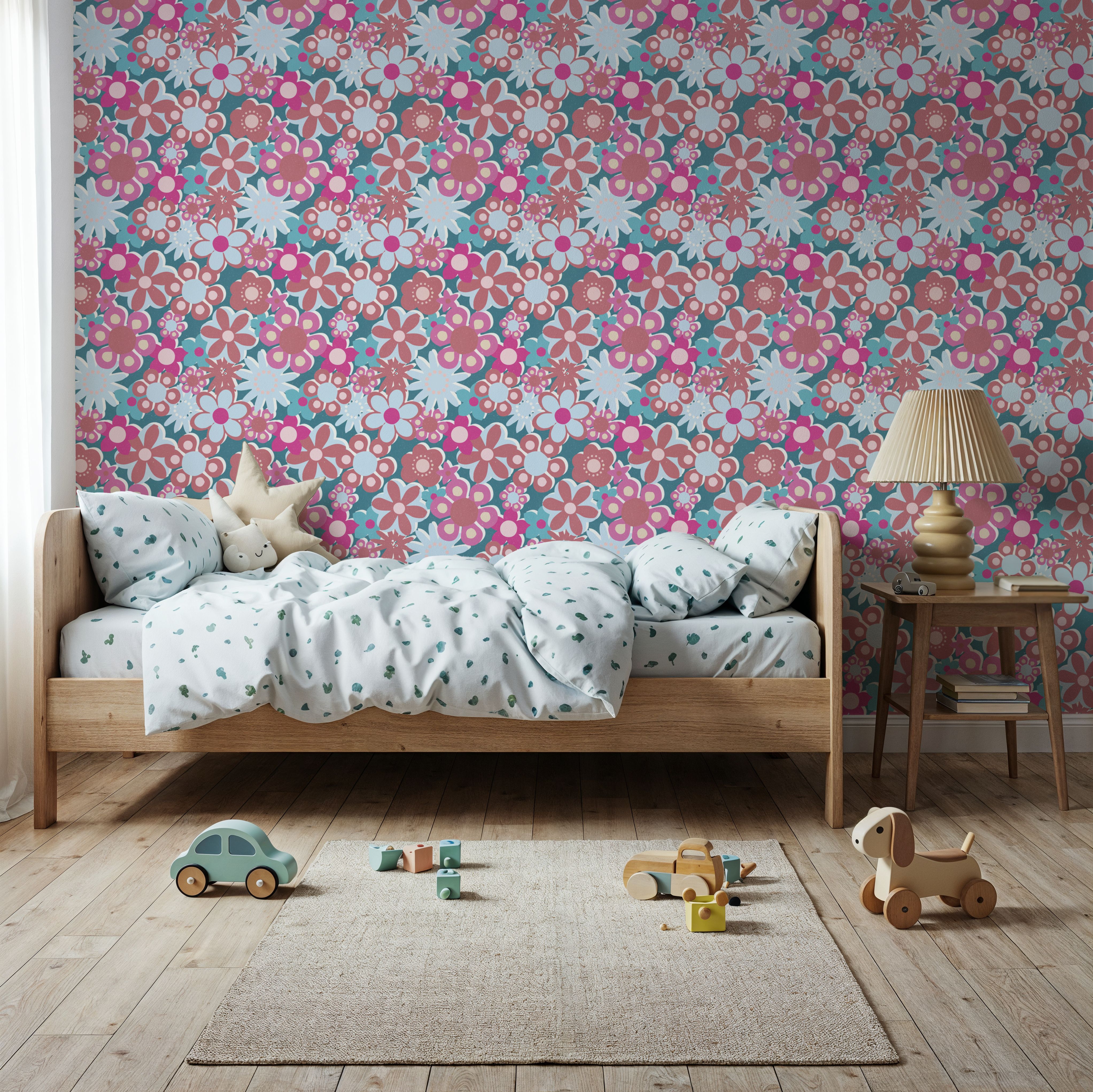 Flower Power, Turqoise