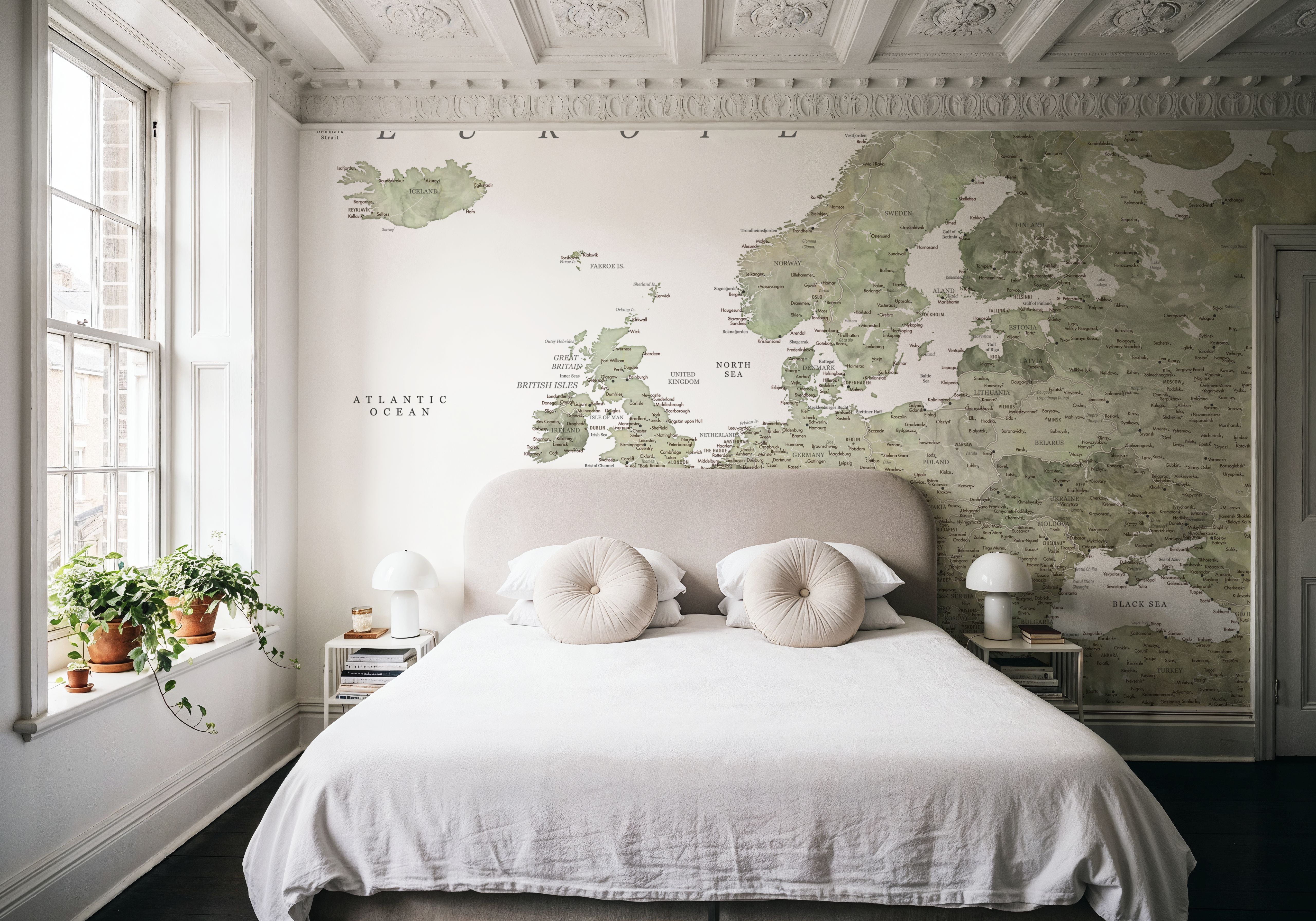 Europe Map Detailed - Livia, Wallpaper