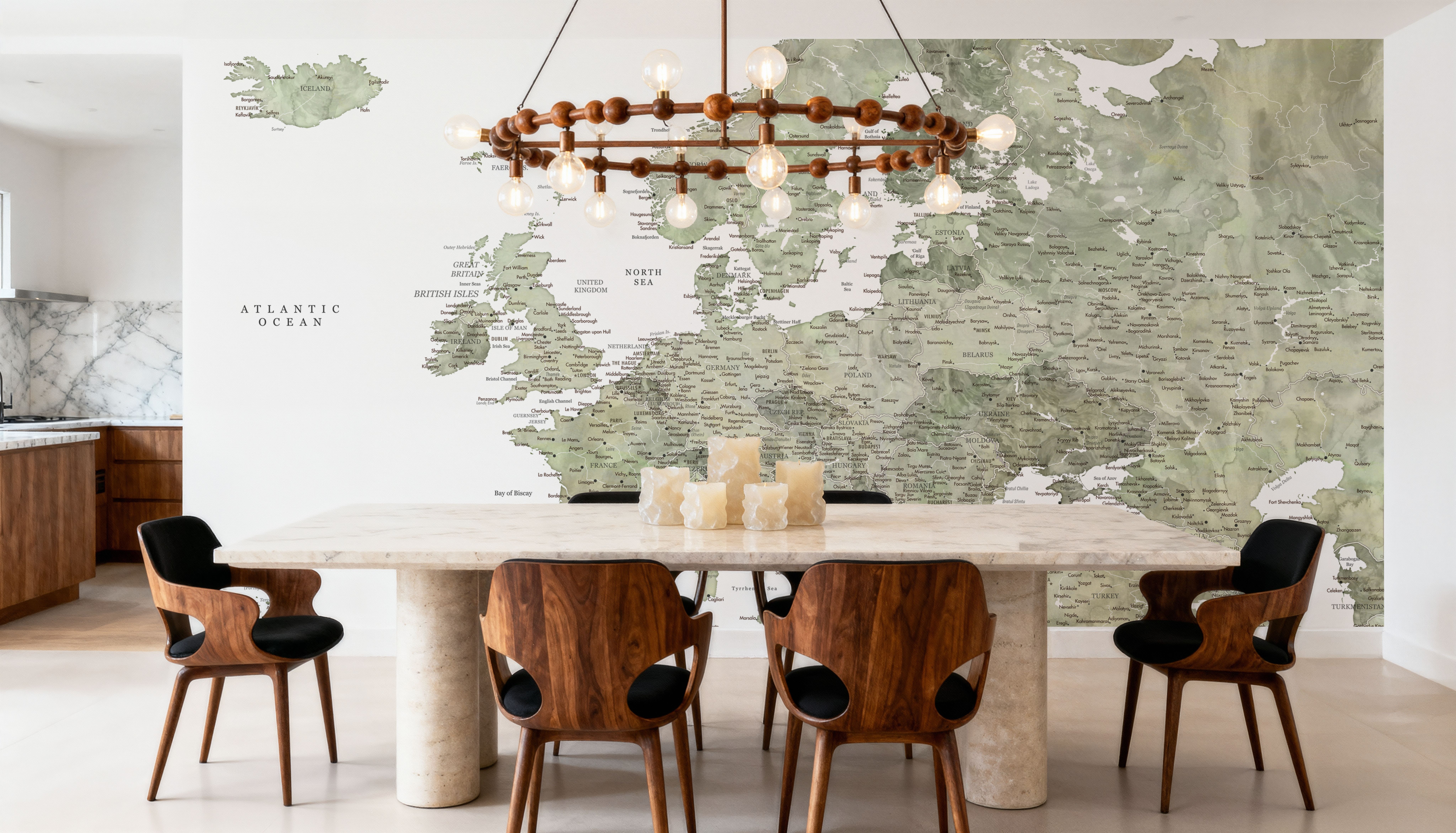 Europe Map Detailed - Livia