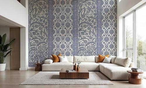 Riad Ornaments, Periwinkle