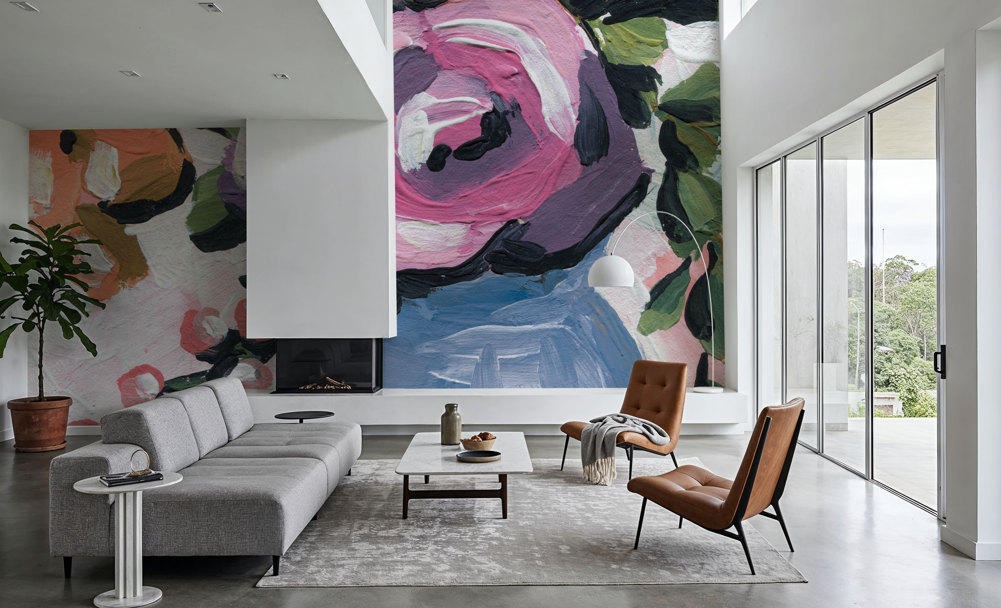 Painterly Florals in Vase II