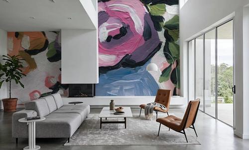 Painterly Florals in Vase II