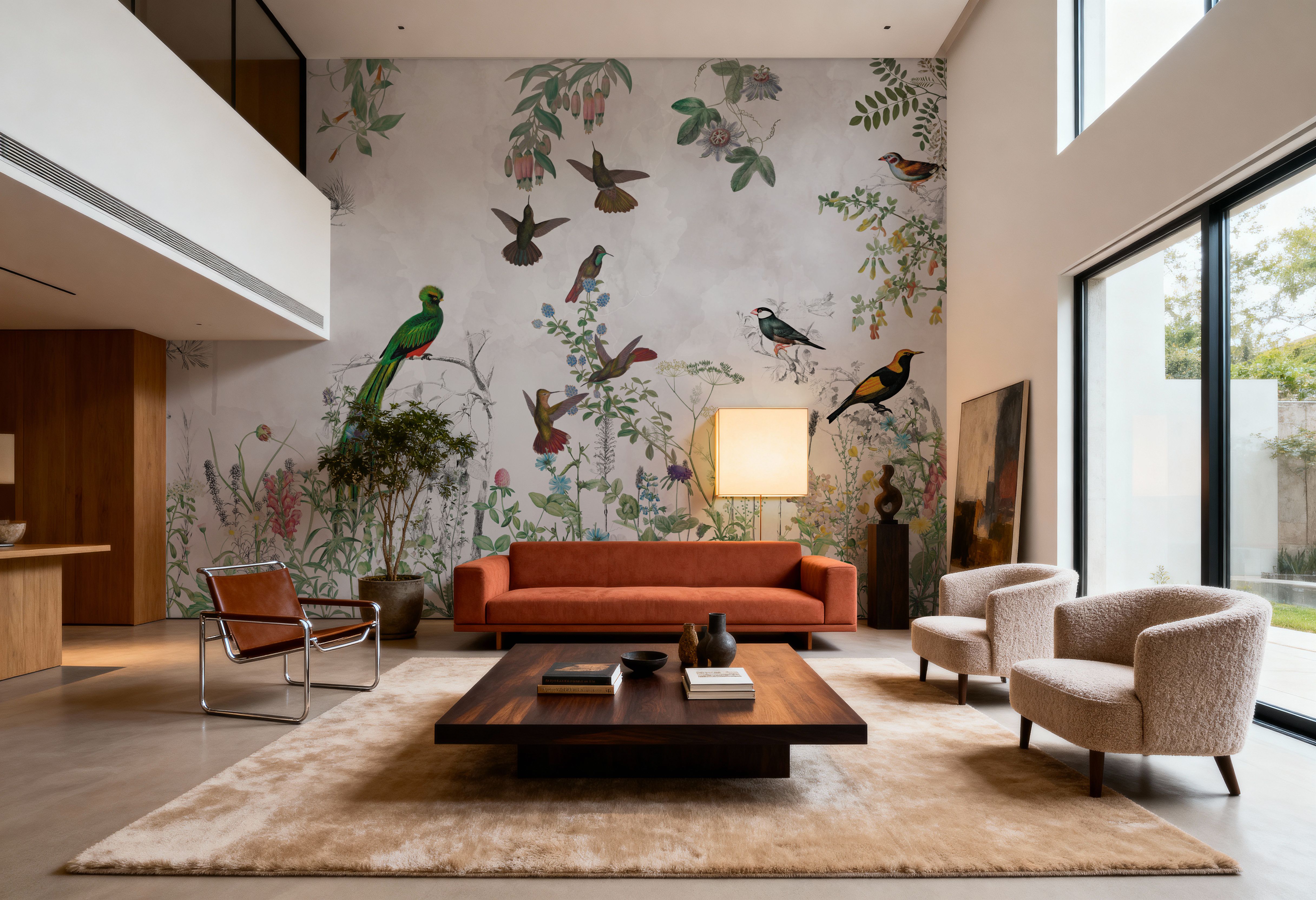 Fields of Birds and Flowers