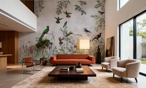 Fields of Birds and Flowers