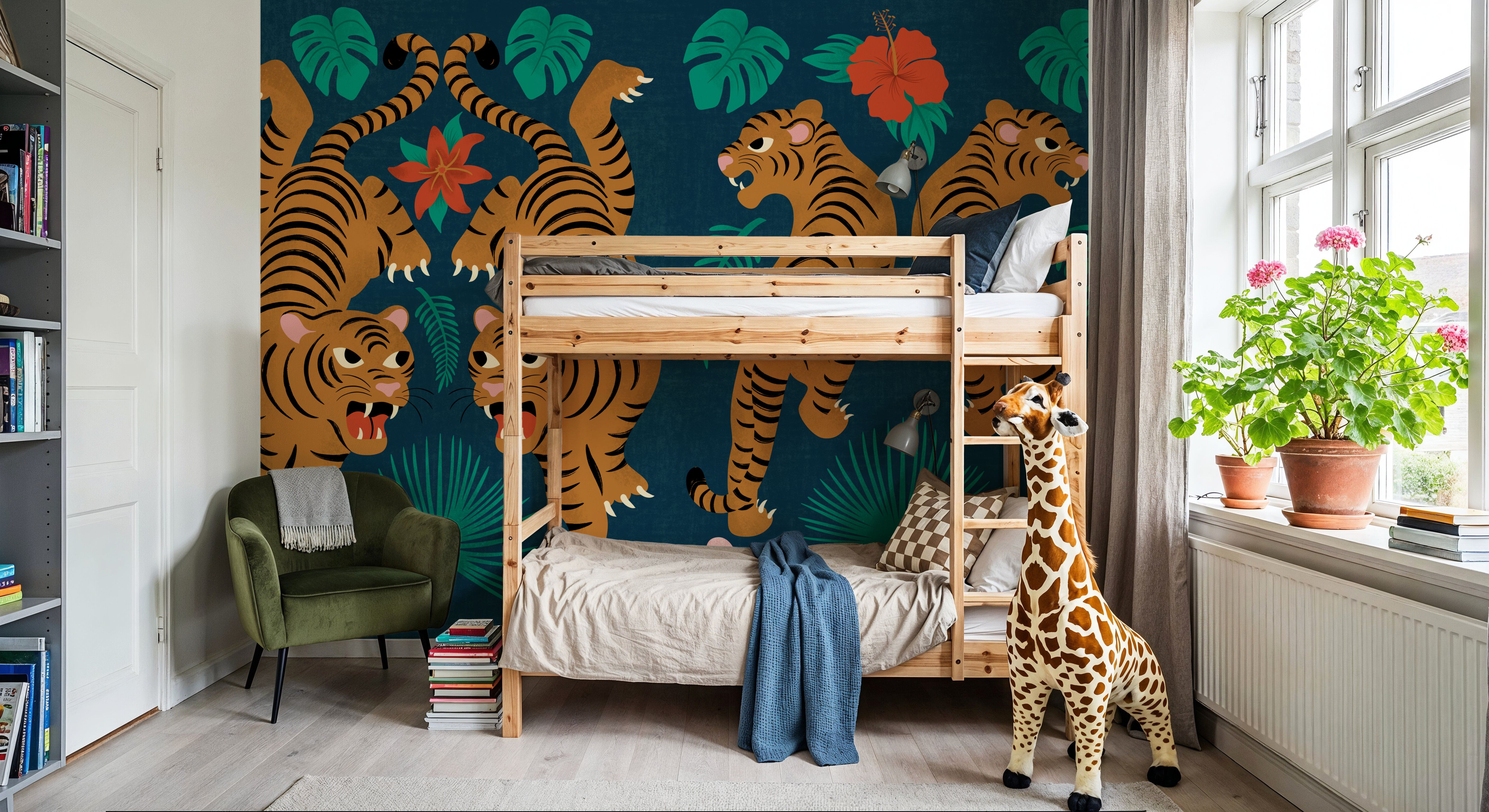 Jungle Tigers, Wallpaper