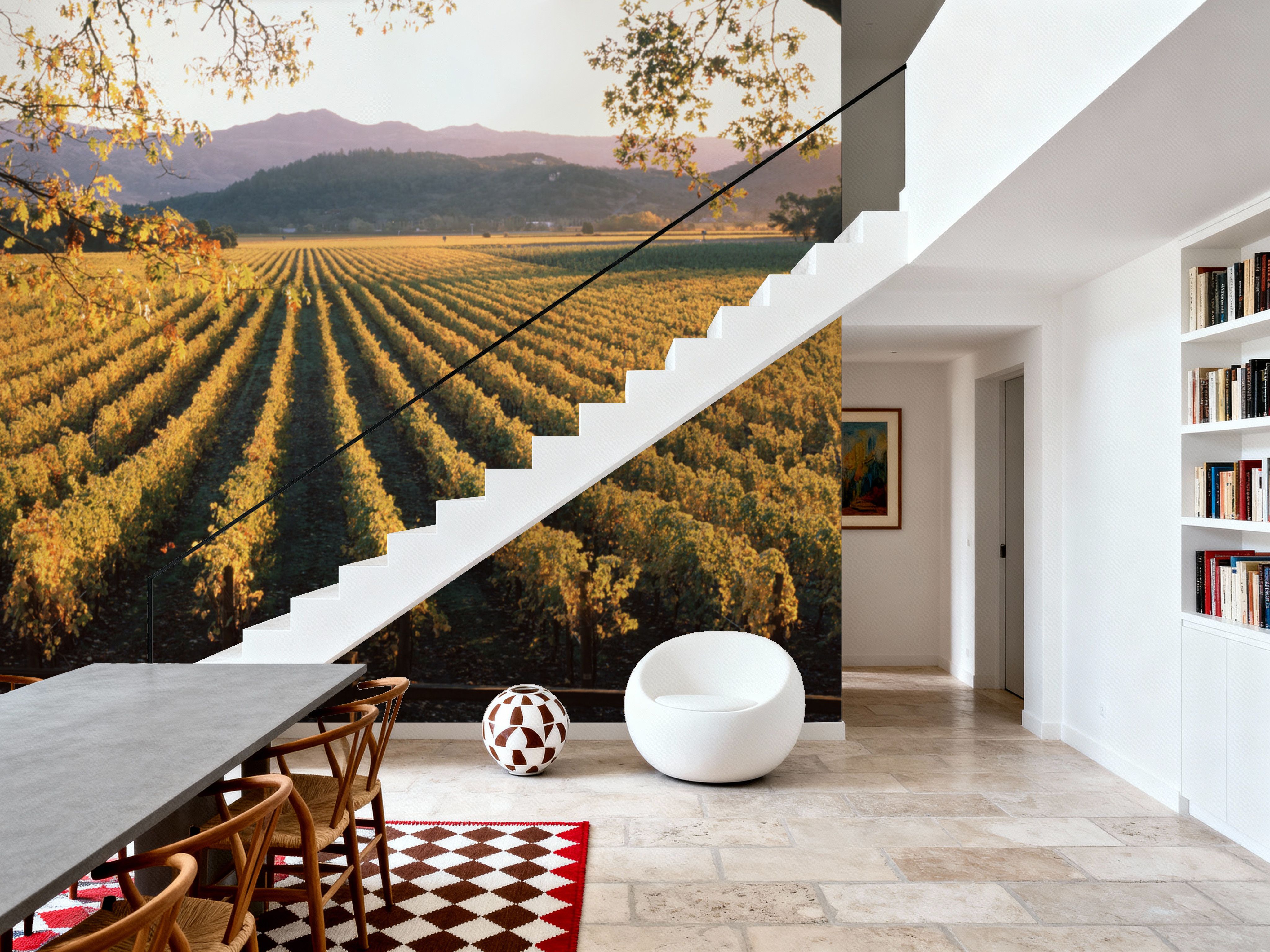 Far Niente Winery Beams