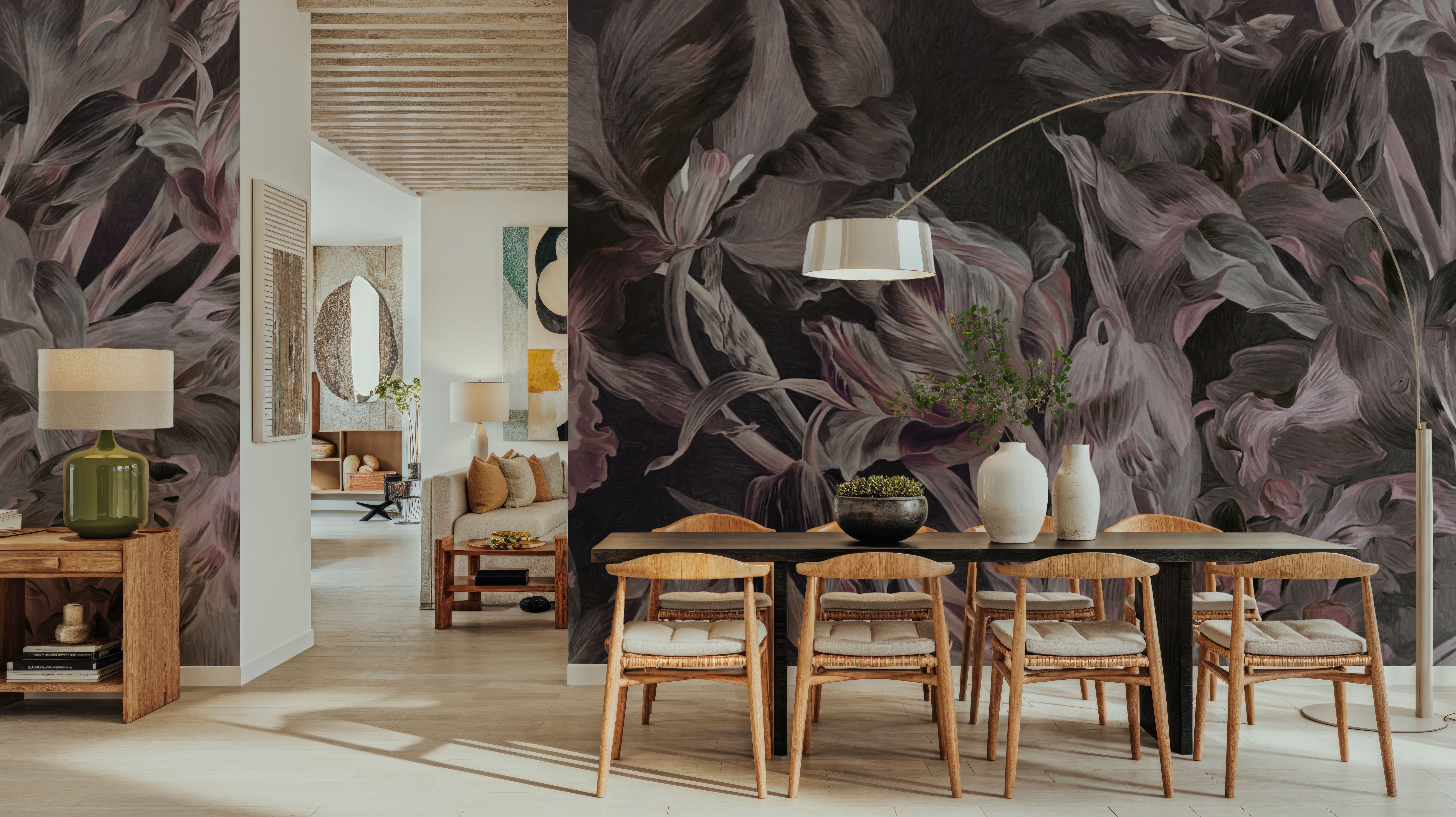 Tulips Feast, Night, Wallpaper