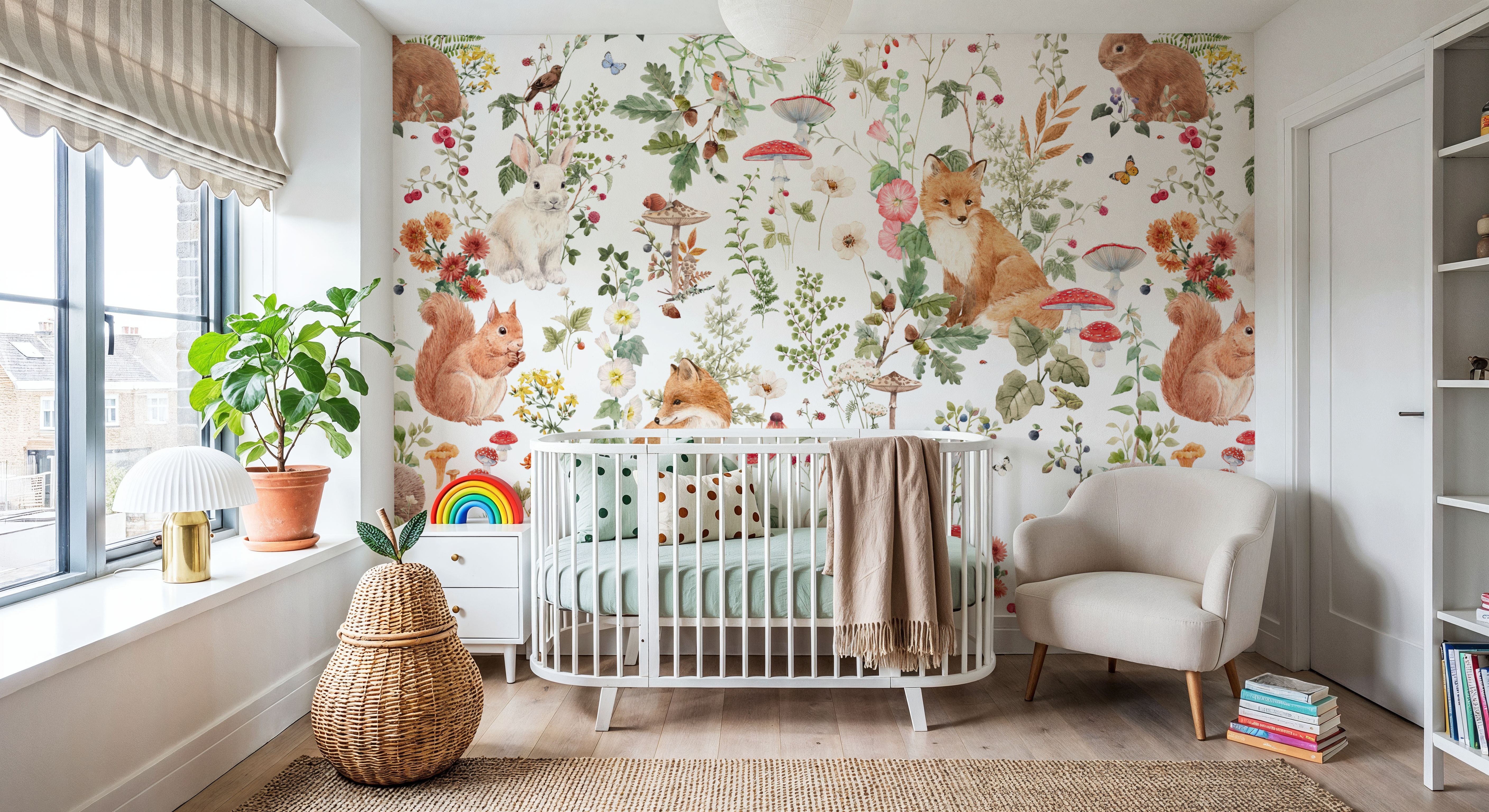 Baby Animals Nordic Fauna, White
